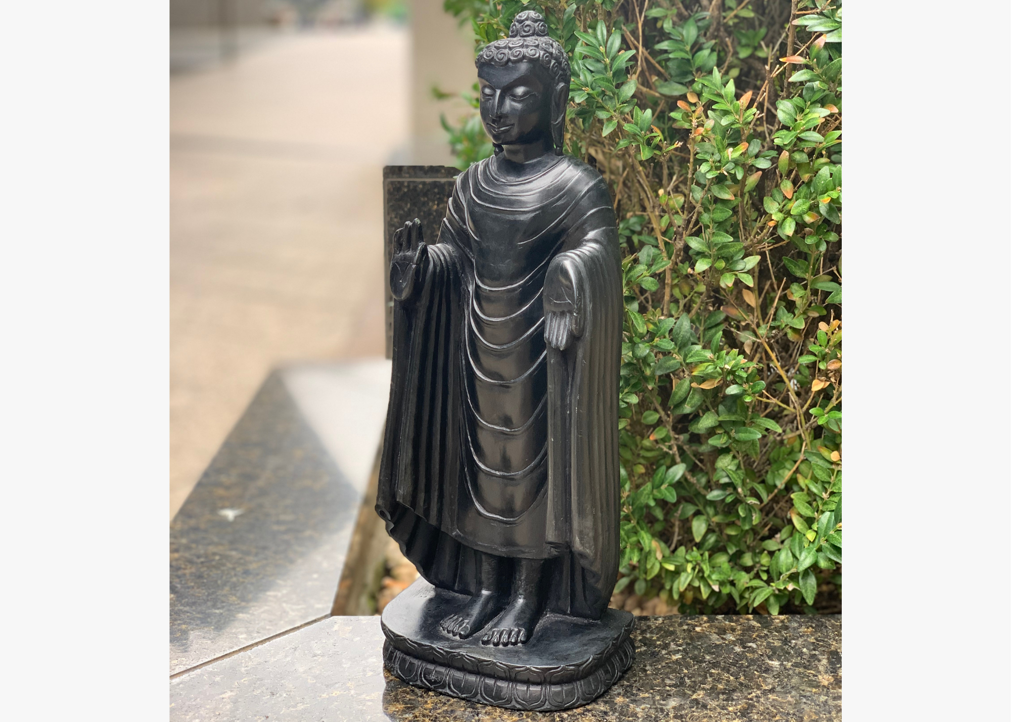 Standing Buddha - Soft Granite (Medium, 36.5cm)、mySite、topwebapps