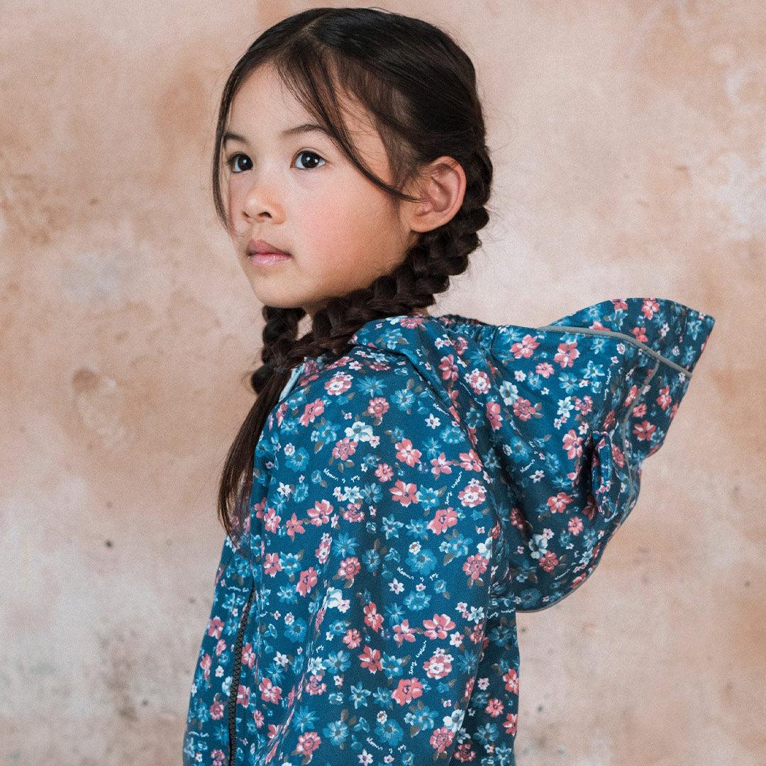  TOASTIE Packable Waterproof Puddlesuit - Navy Floral、mySite、merchandisen