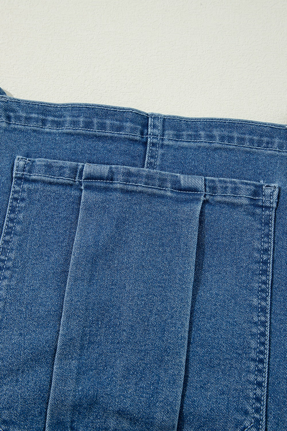  Adjustable Tie Straps Wide Leg Denim Overalls、mySite、justintrudeaud