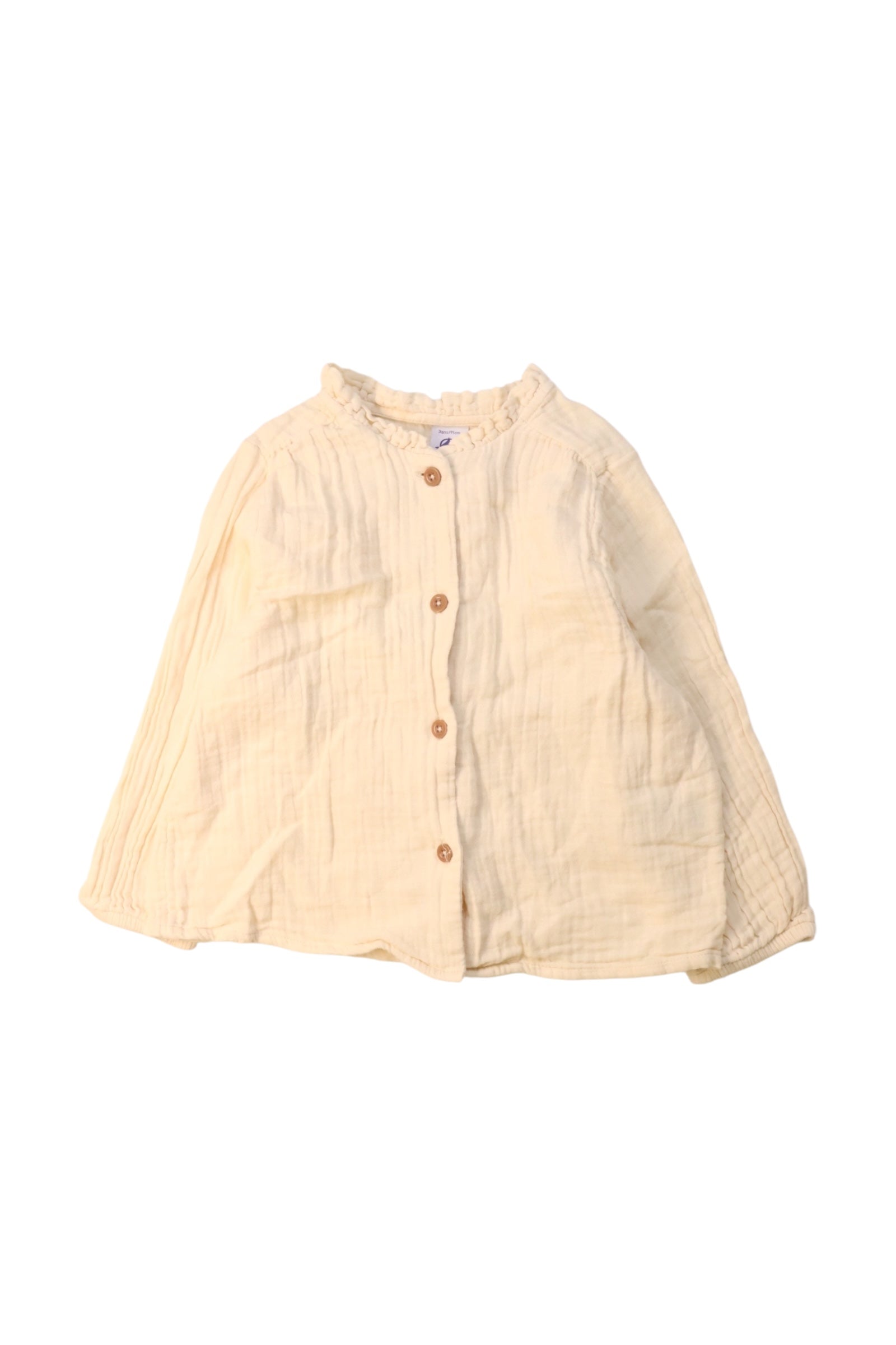 Petit Bateau Button-Up Shirt 3T、mySite、g9winljtr