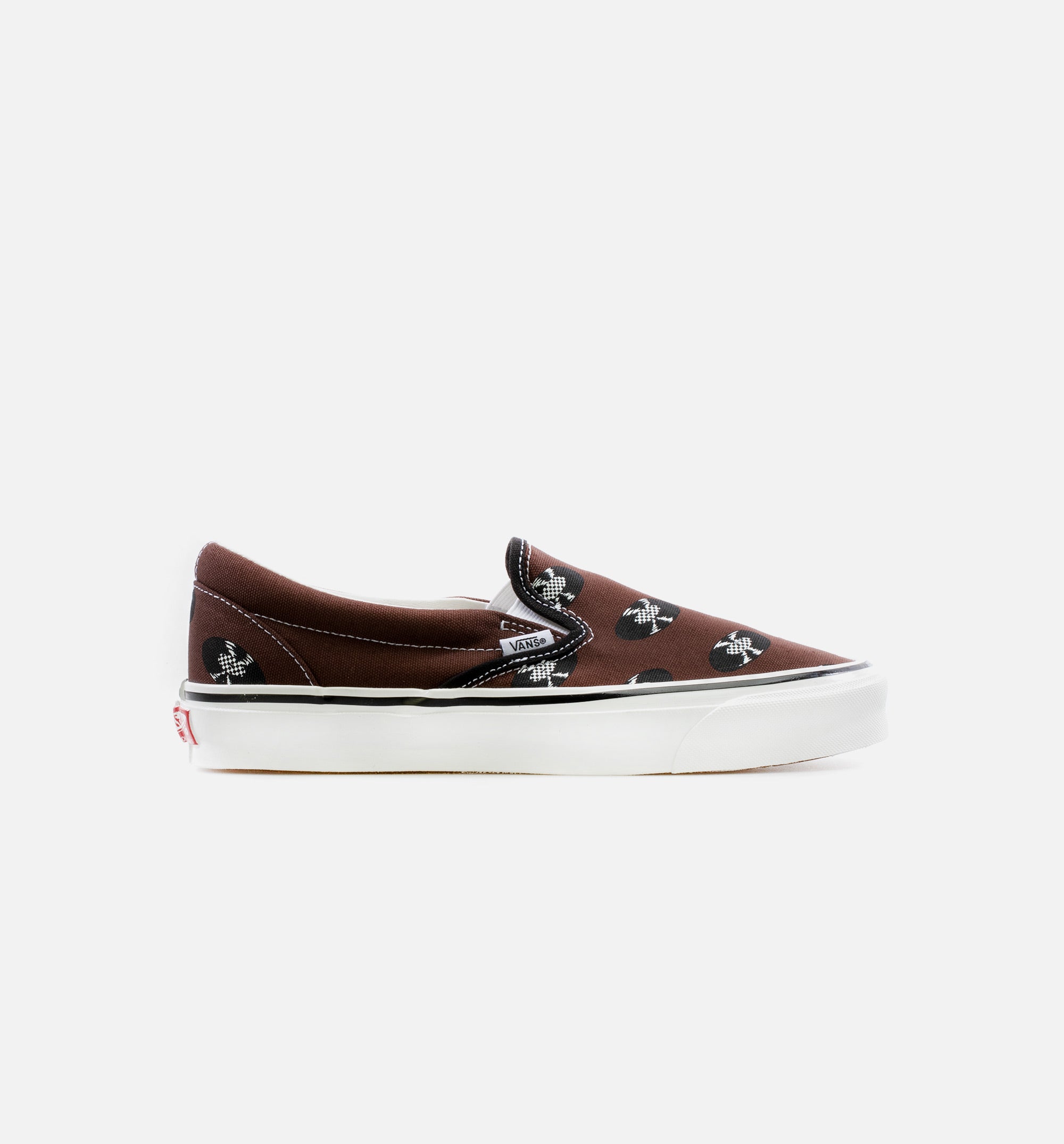 Vault X Wacko Maria OG Classic Slip On LX Mens Lifestyle Shoe - Brown/White、mySite、dreamappss