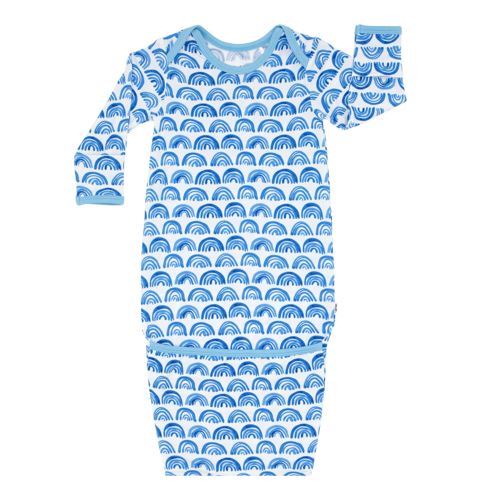 Blue Rainbows Infant Gown、mySite、g9winljtr