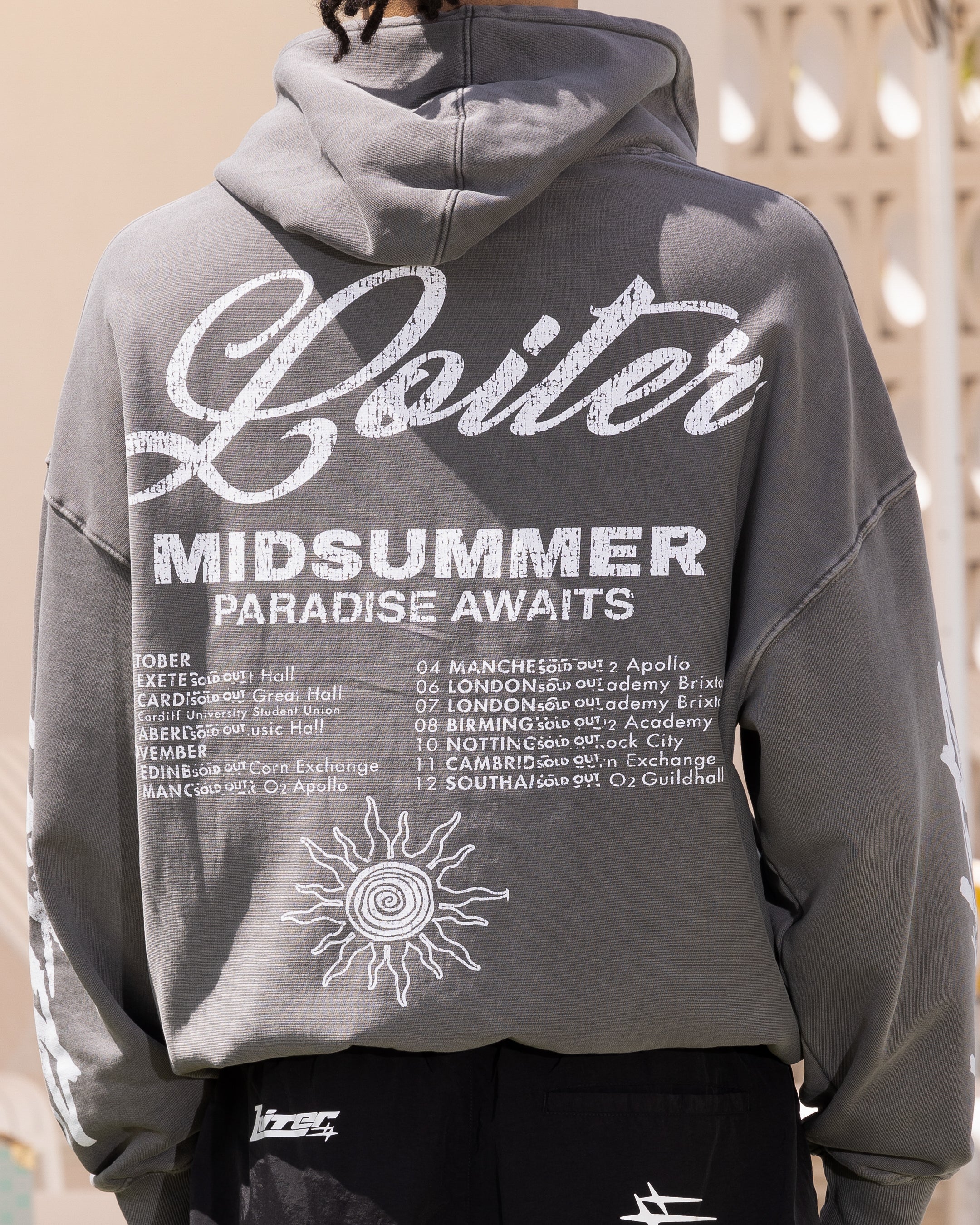 Loiter Midsummer Vintage Hoodie Charcoal、mySite、zt4zffjzw