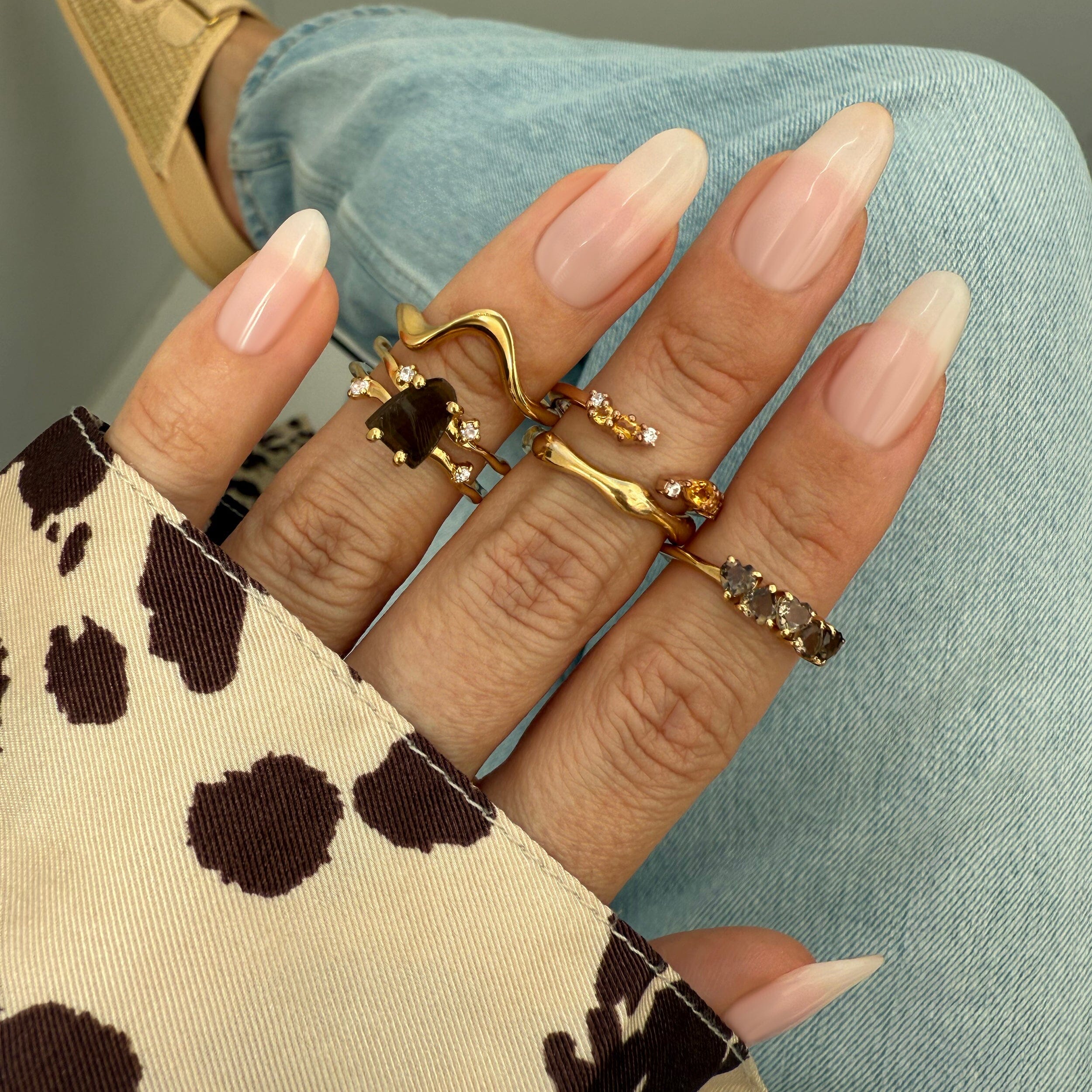 Adjustable Citrine Ring Flourish - November Birthstone、mySite、hinf8tx79