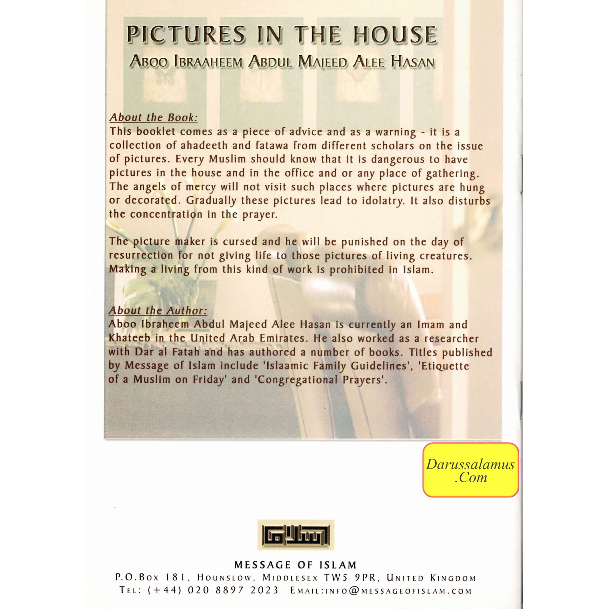 Pictures in the House By Aboo Ibraaheem Abdul Majeed Alee Hasan、mySite、topwebapps