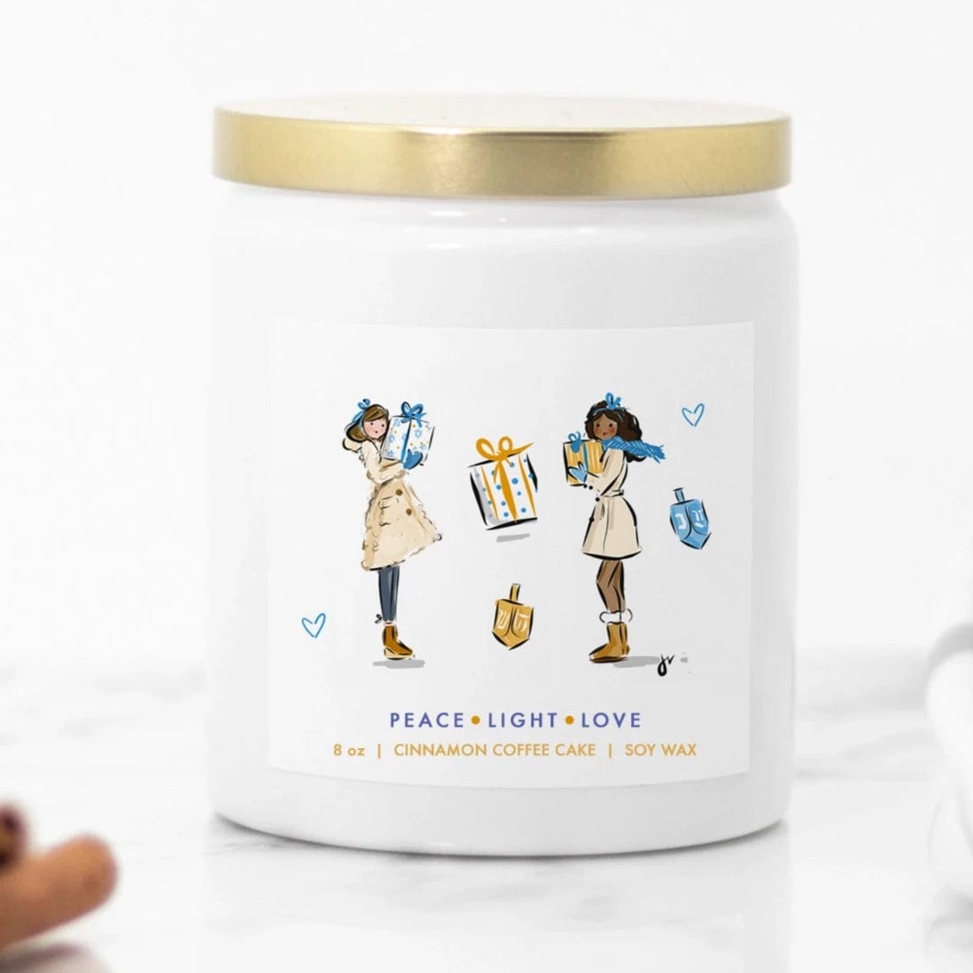 Peace, Love, Light Hanukkah Candle、mySite、topwebapps