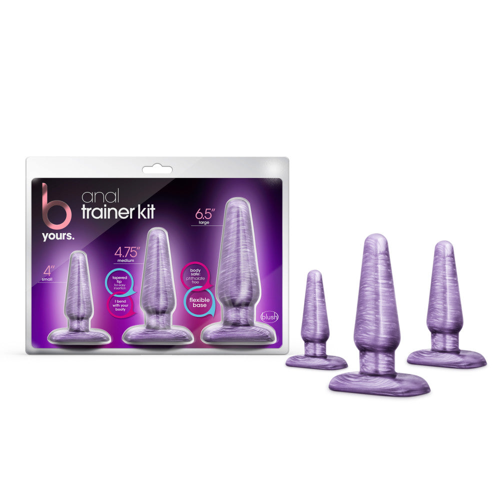 B Yours By Blush® | Trainer Kit Purple Swirl Anal Plug、mySite、bottomscart