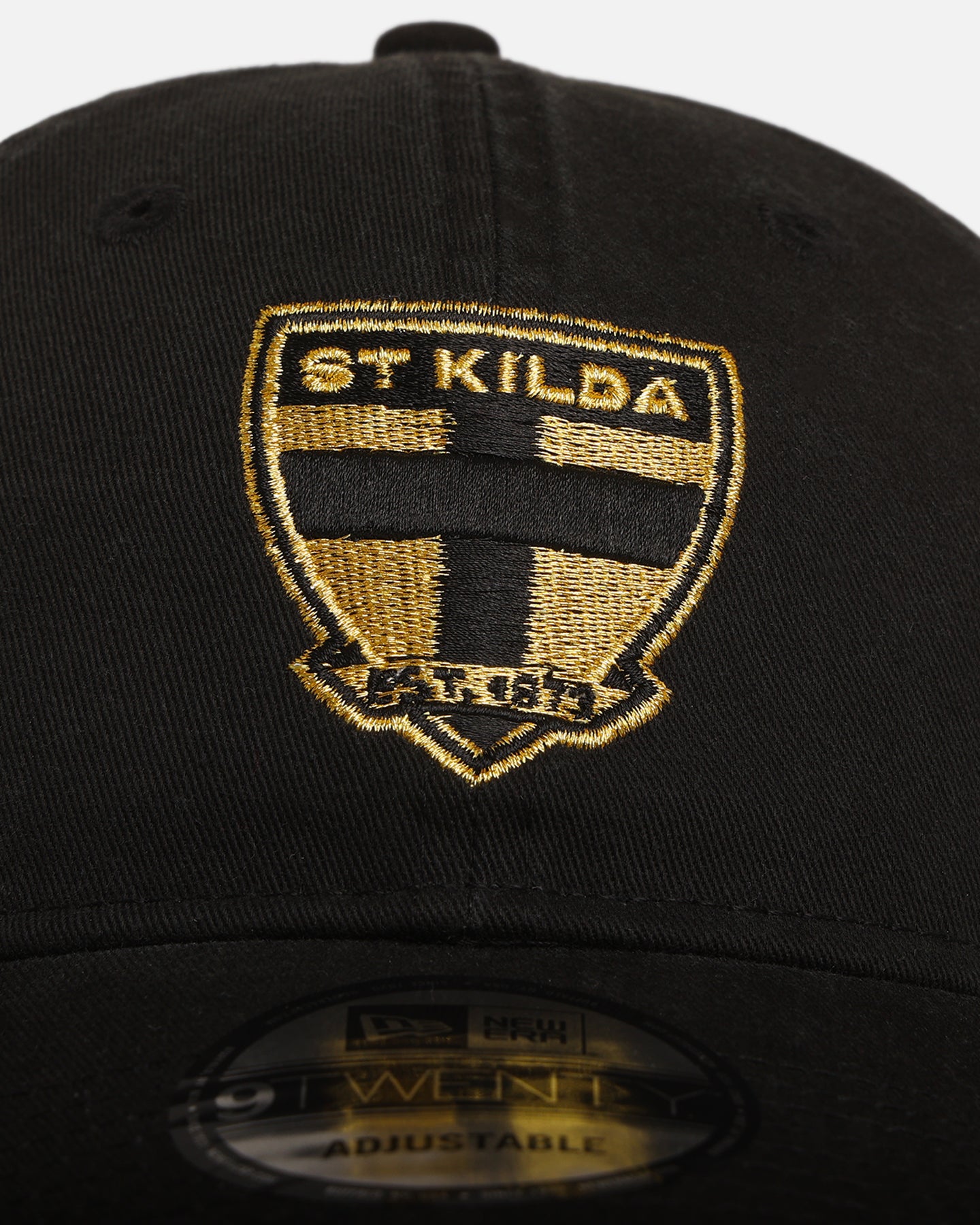 New Era St Kilda Saints 'AFL Black & Gold' 9TWENTY Strapback Black/Gold、mySite、zt4zffjzw