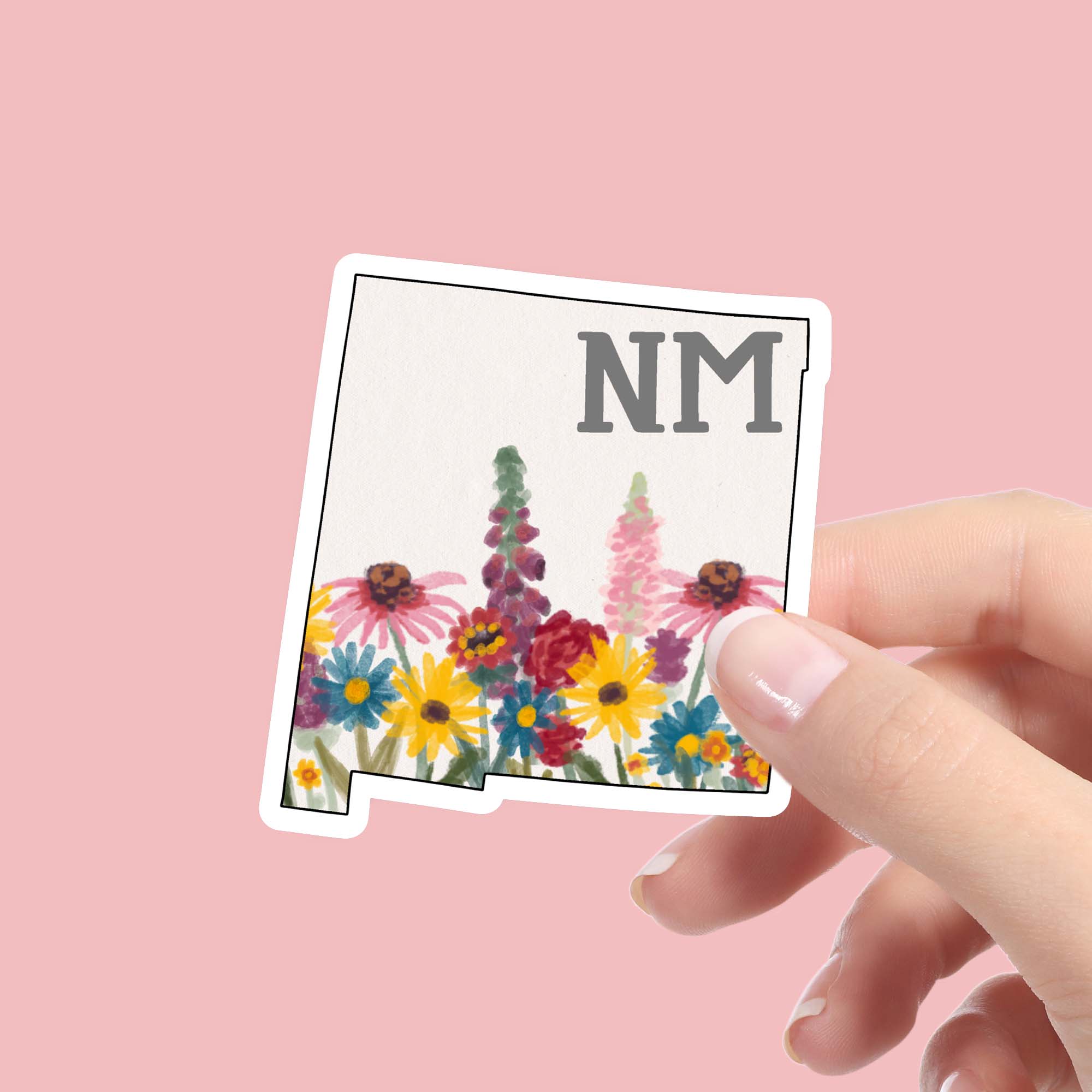  New Mexico Painterly Pattern Sticker、mySite、ghnorth