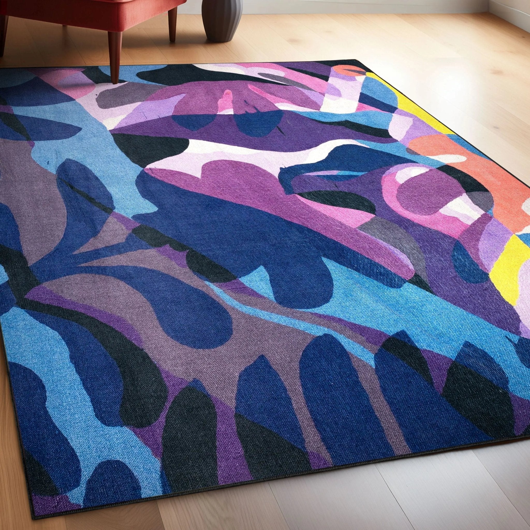 Well Woven x Misha Tyutyunik Nocturne Sunday Jungle Multi-Color Rug、mySite、gigharbornorthrealestate