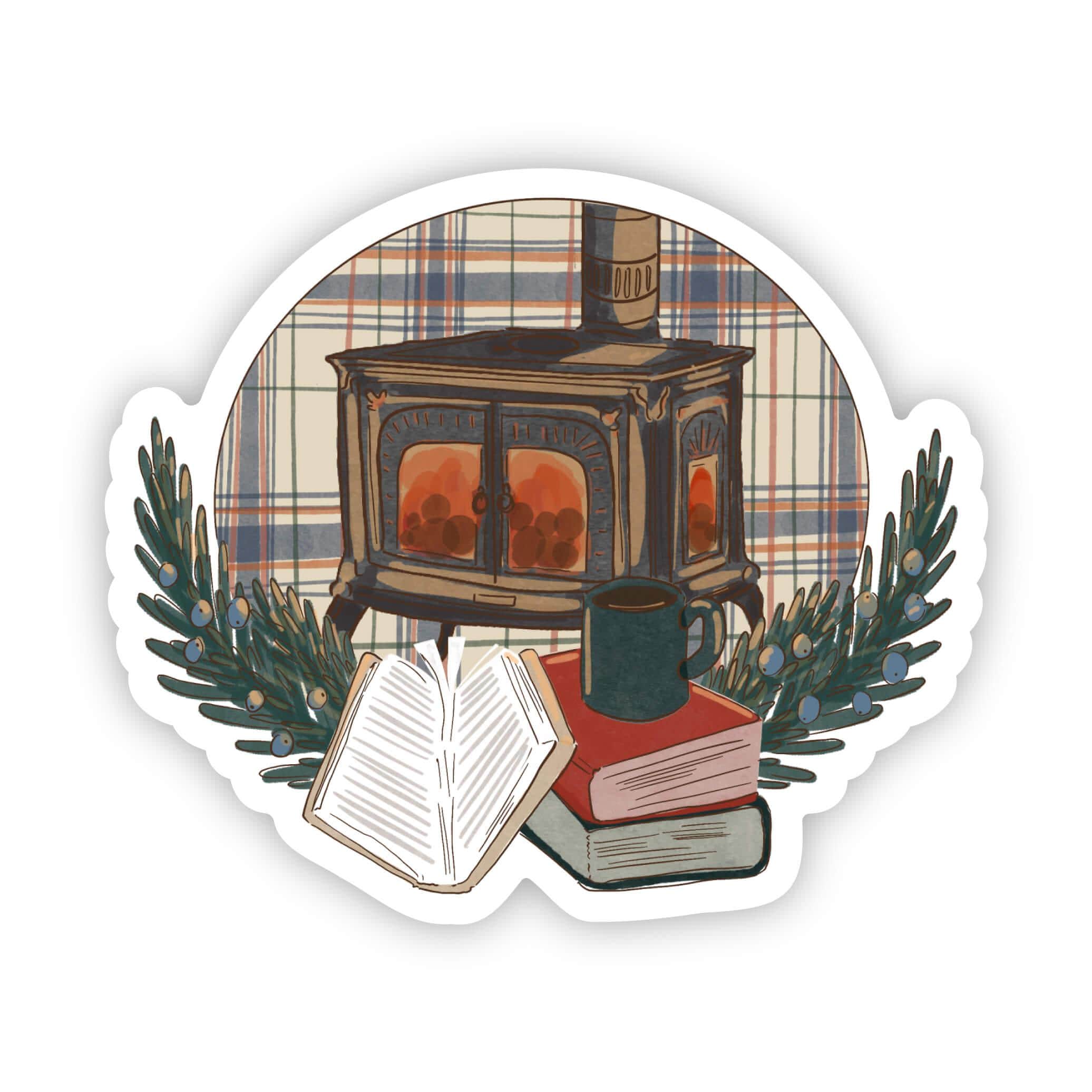  Cozy Fireplace Sticker、mySite、elrpsem3k