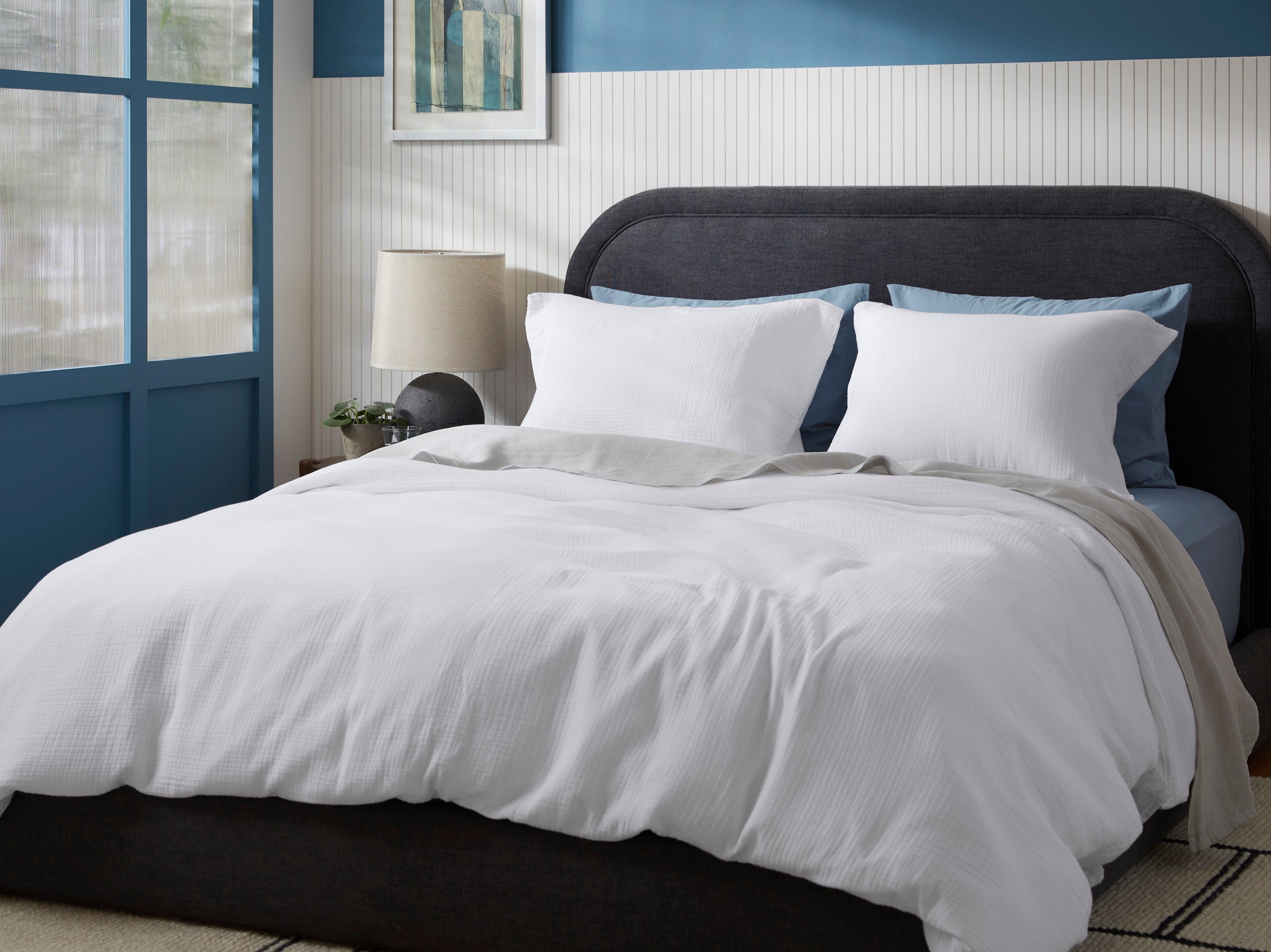  Organic Cloud Cotton Duvet Cover Set (White)、mySite、sugarbowlscore