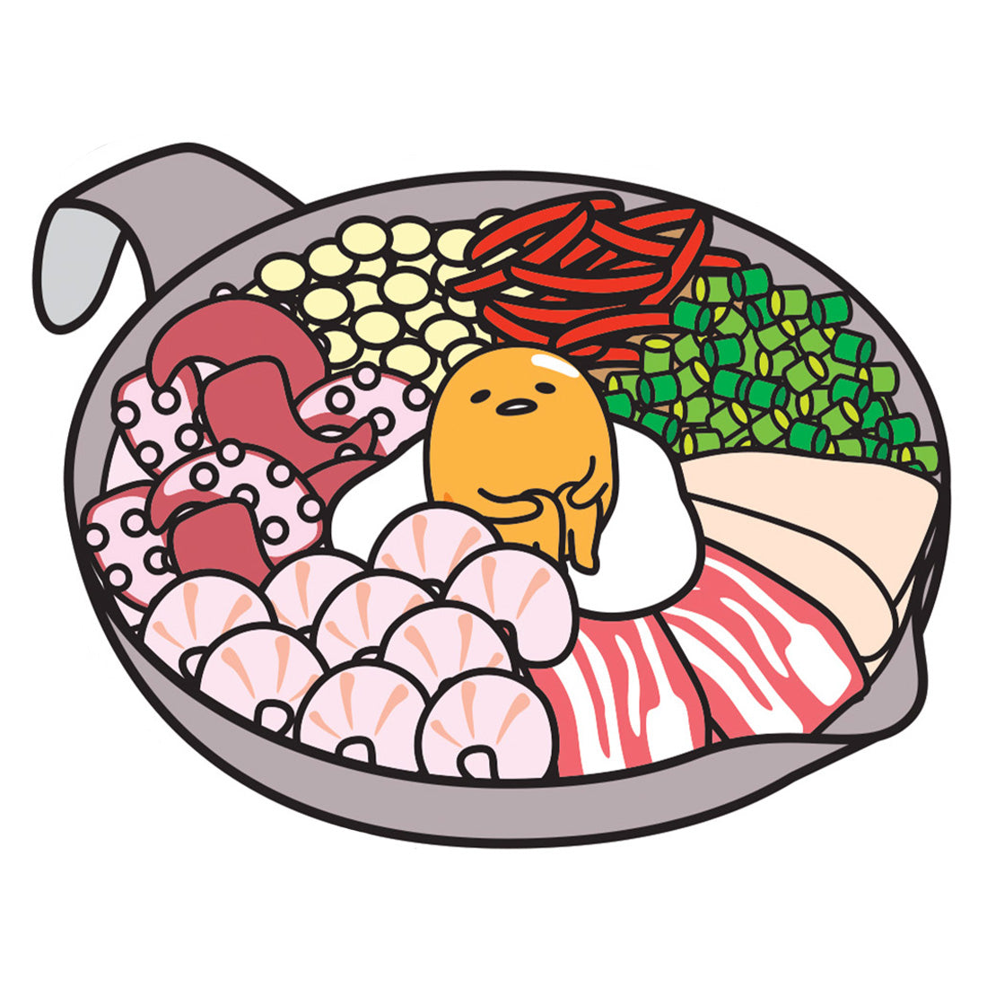  Gudetama Ramen Adventure Scratch 'n Sniff Stickers、mySite、ghnorth