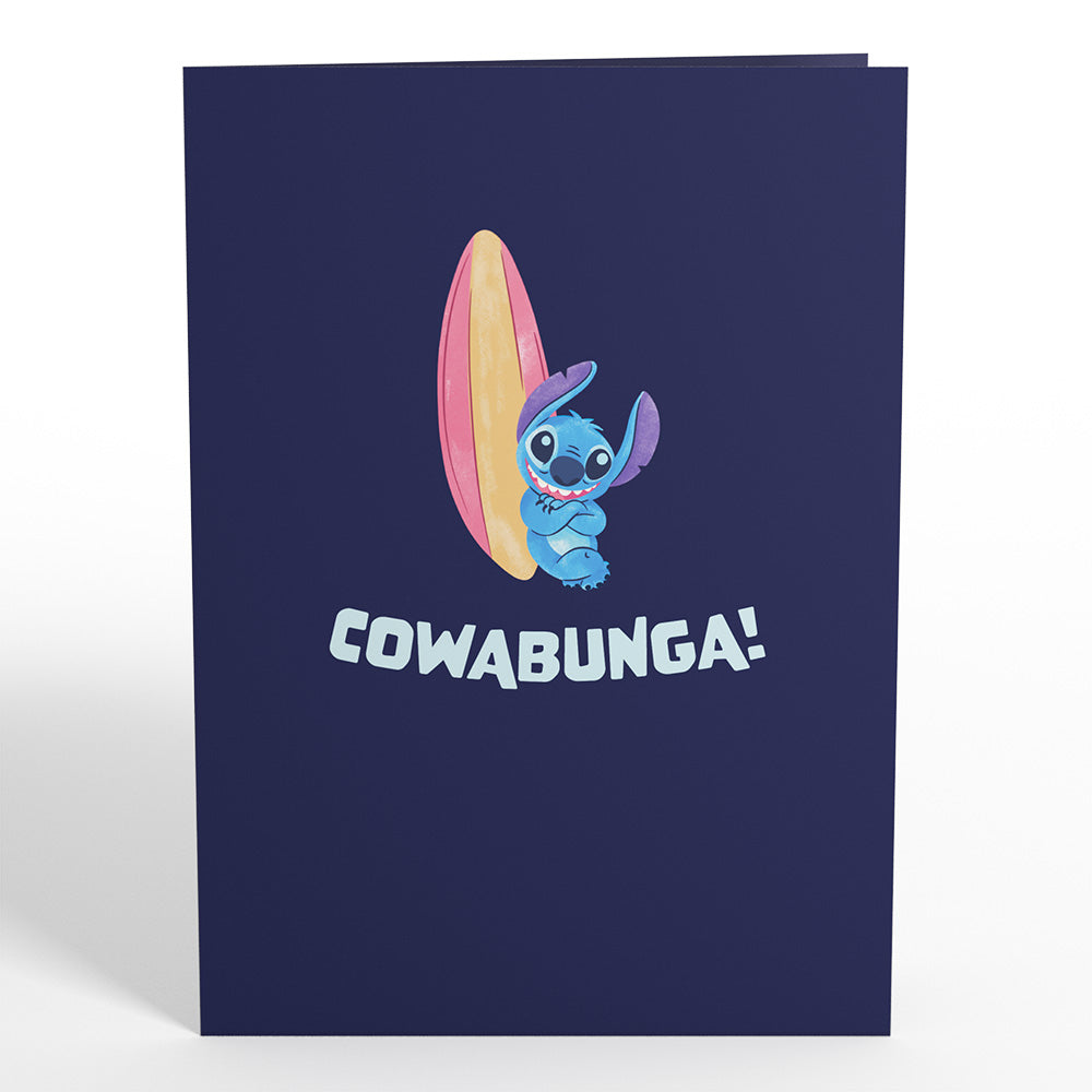 Disney's Stitch Cowabunga Birthday Pop-Up Card、mySite、solidvoid