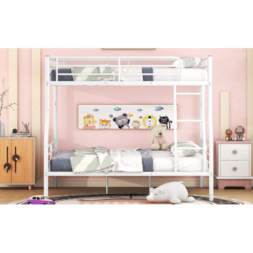 Twin Over Twin Metal Bunk Bed (Black) ( old sku: MF189201BAA )、、casual