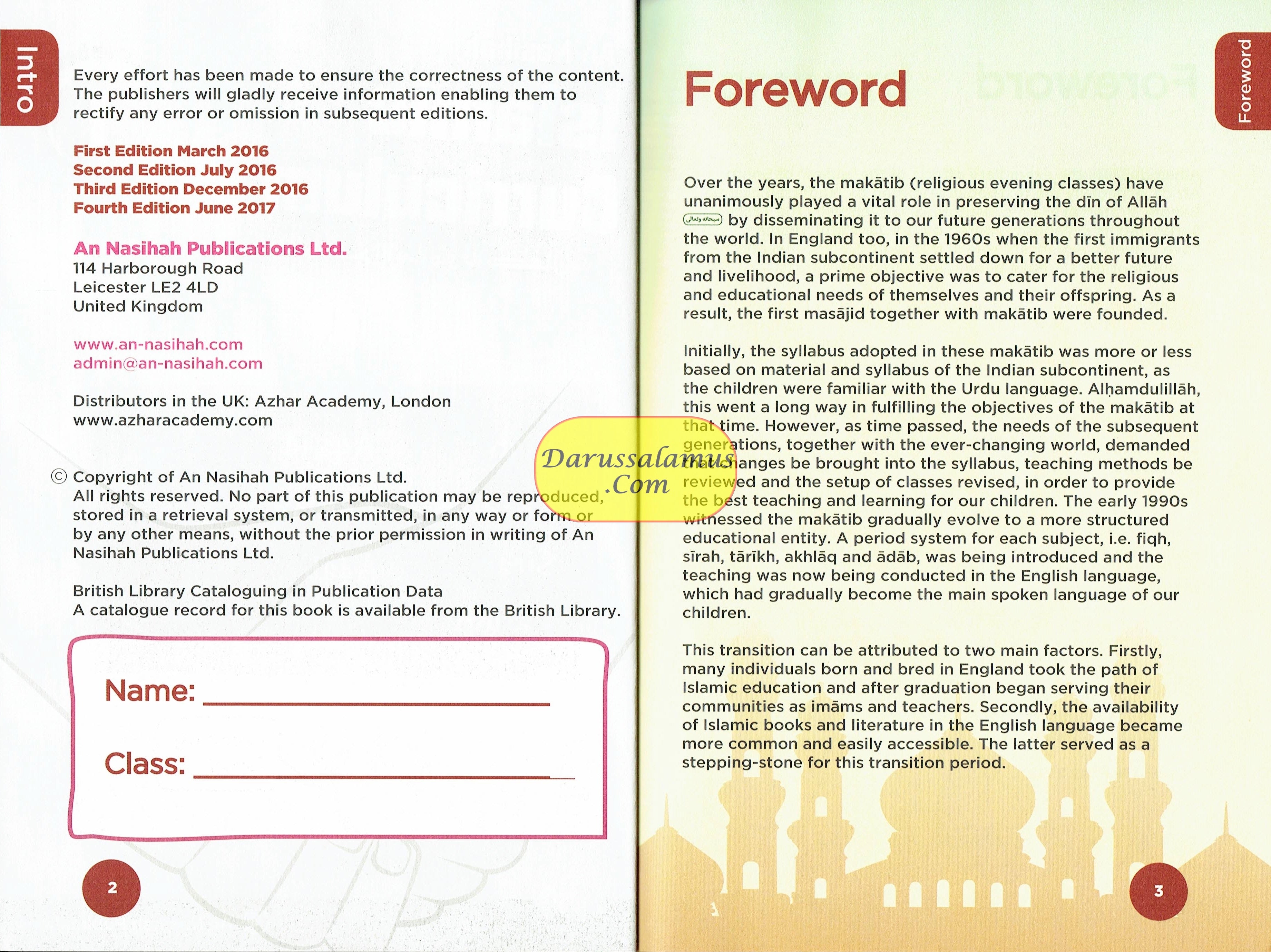 An Nasihah Islamic Curriculum Coursebook 1、mySite、topwebapps