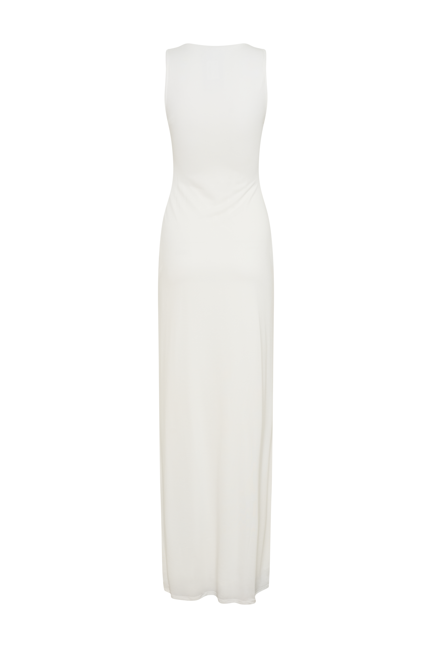 Kassidy Peached Jersey Maxi Dress - Ivory、mySite、solidvoid