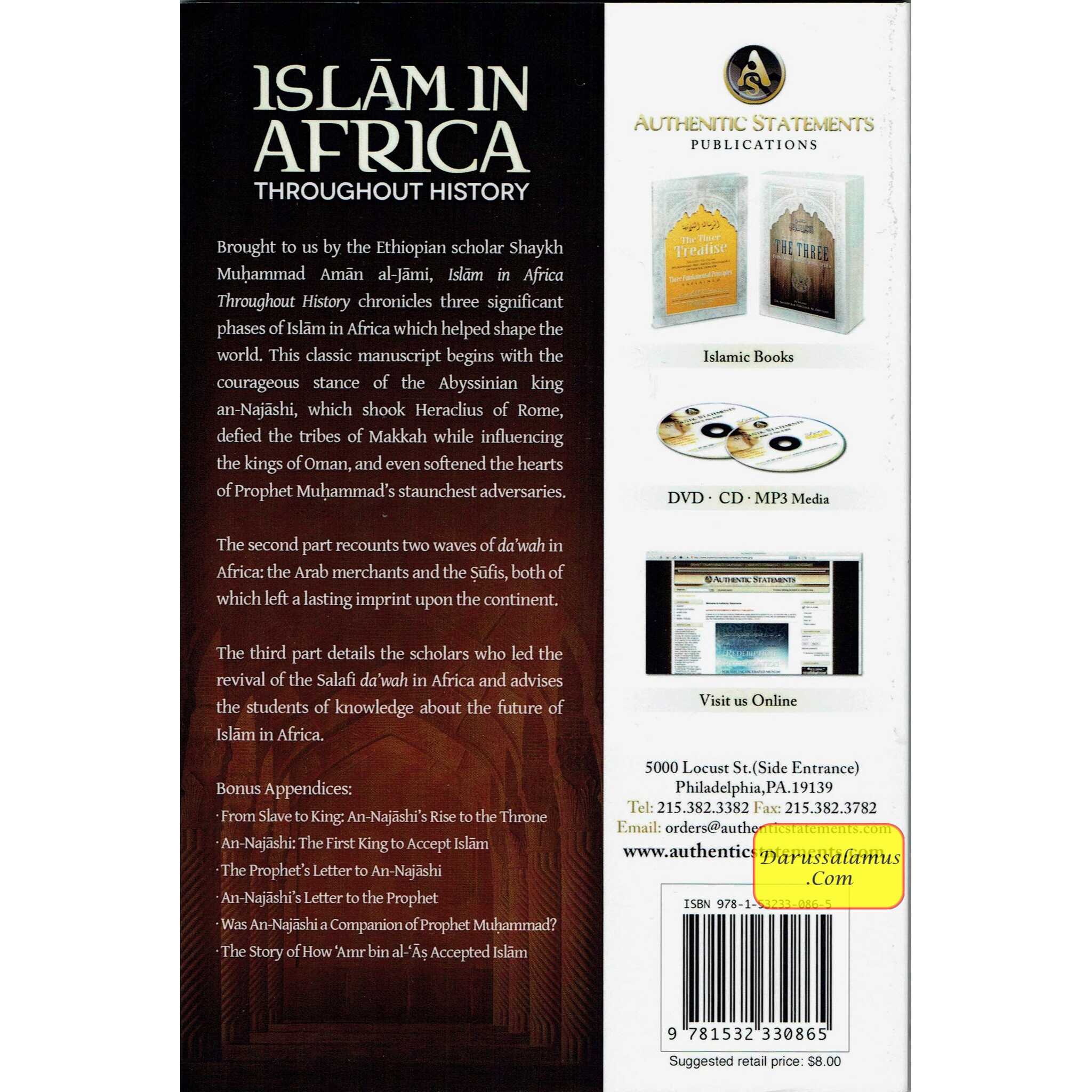 Islam in Africa Throughout History By Shaykh Muhammad Aman Al-Jami、mySite、topwebapps