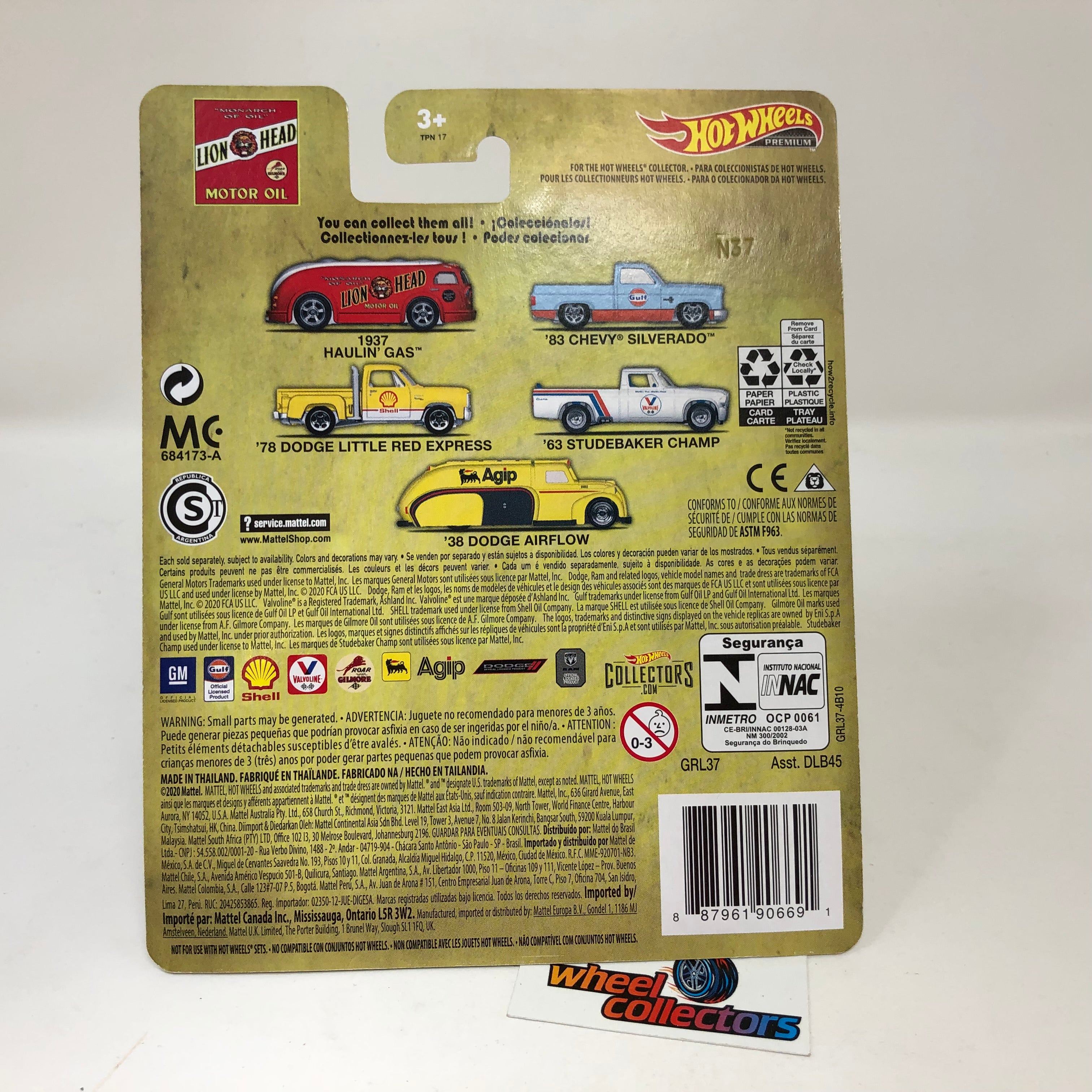 Haulin Gas Lion Head Oil * Hot Wheels Pop Culture Fuel Dash Vintage Oil、mySite、hgirdovlk