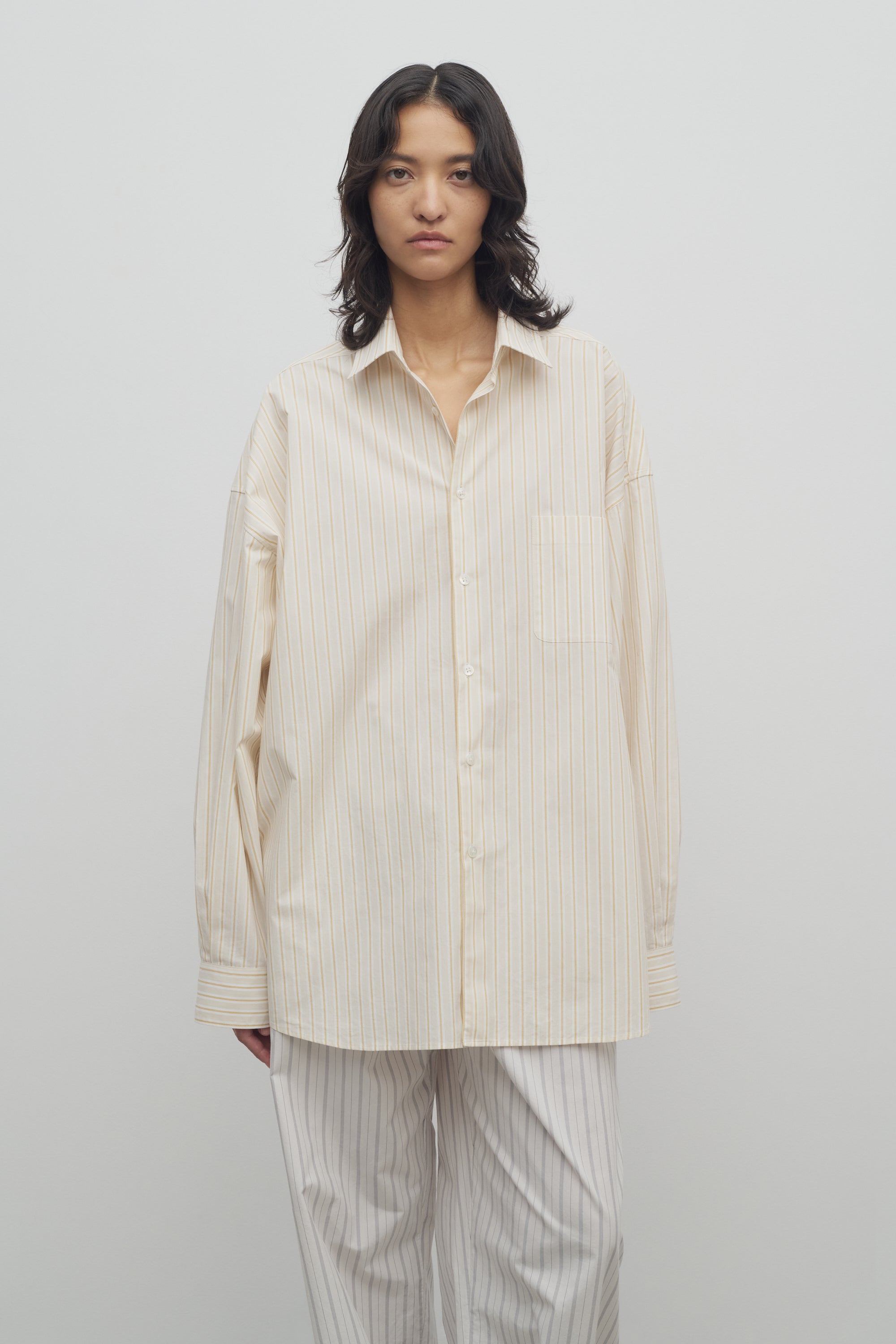 Caster Shirt in Cotton、mySite、aoinhome