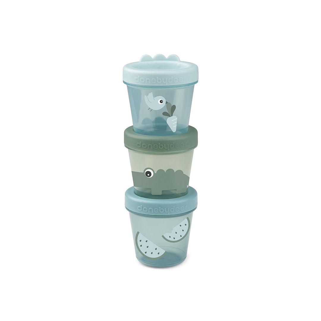  Done by Deer Baby Food Container - 3 Pack - Green - Pack Croco、mySite、merchandisen