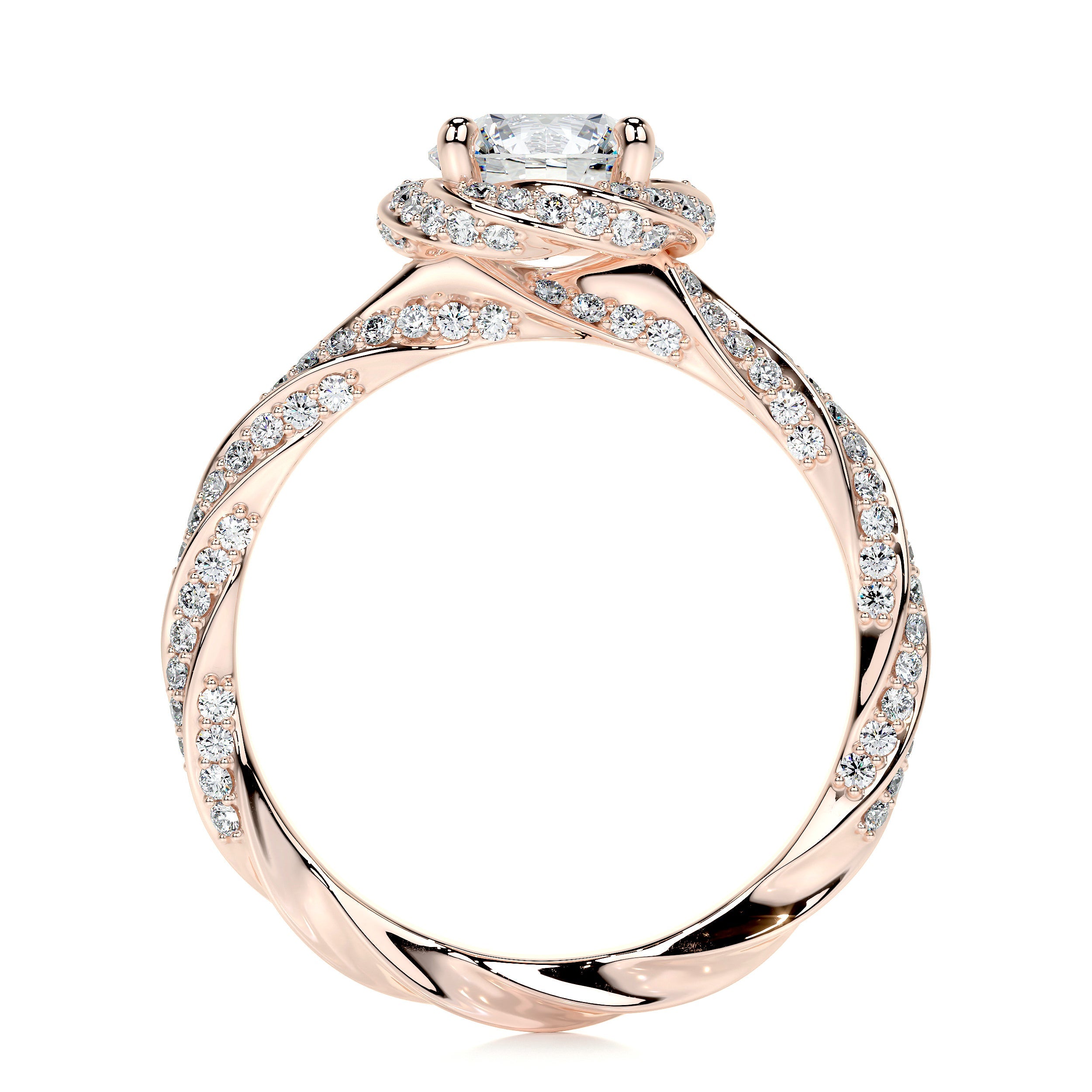 Joanne Lab Grown Diamond Ring -14K Rose Gold、mySite、hinf8tx79