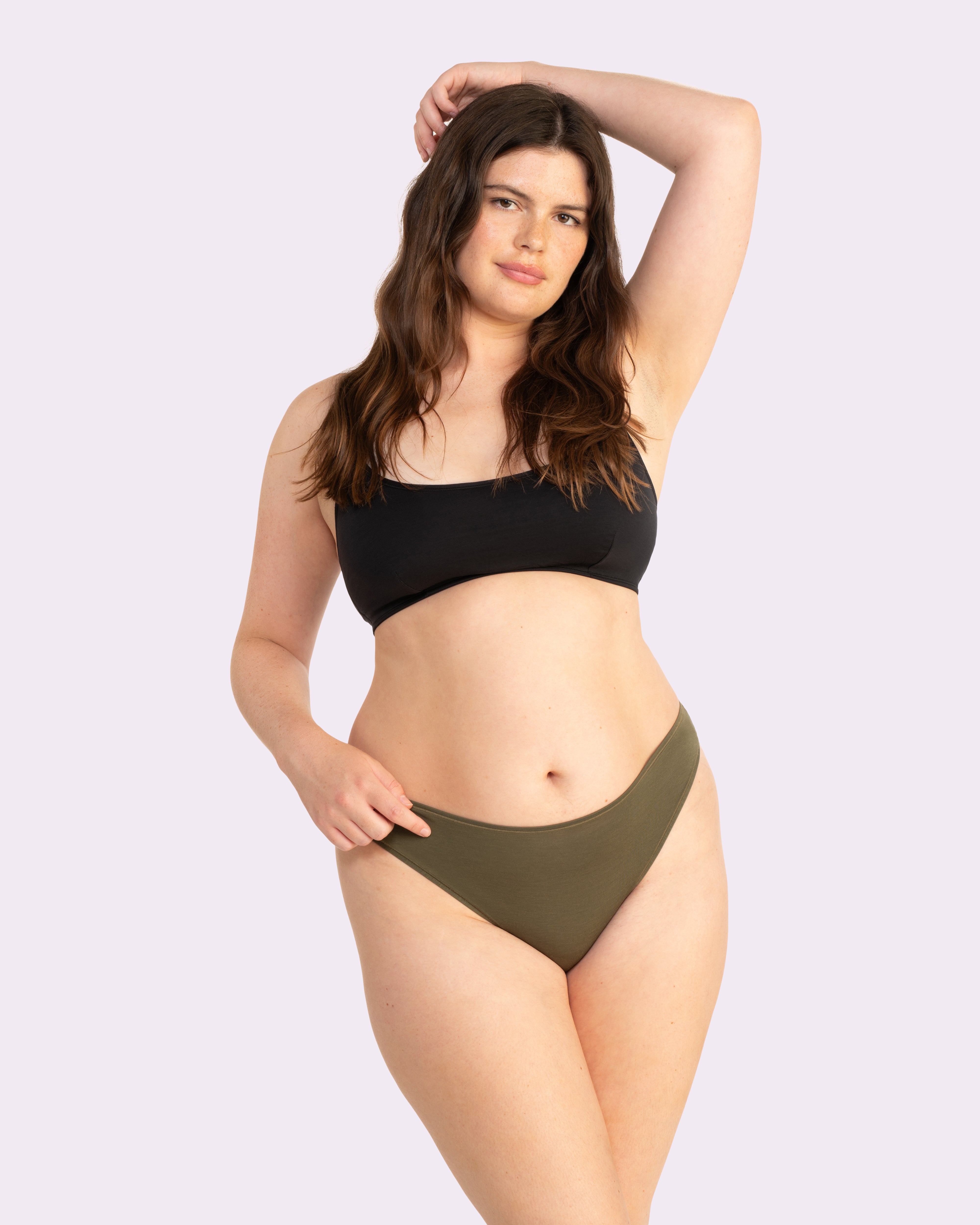 Vintage High Cut Cheeky | New:Cotton (Olive Night)、mySite、bengalsvssteelers