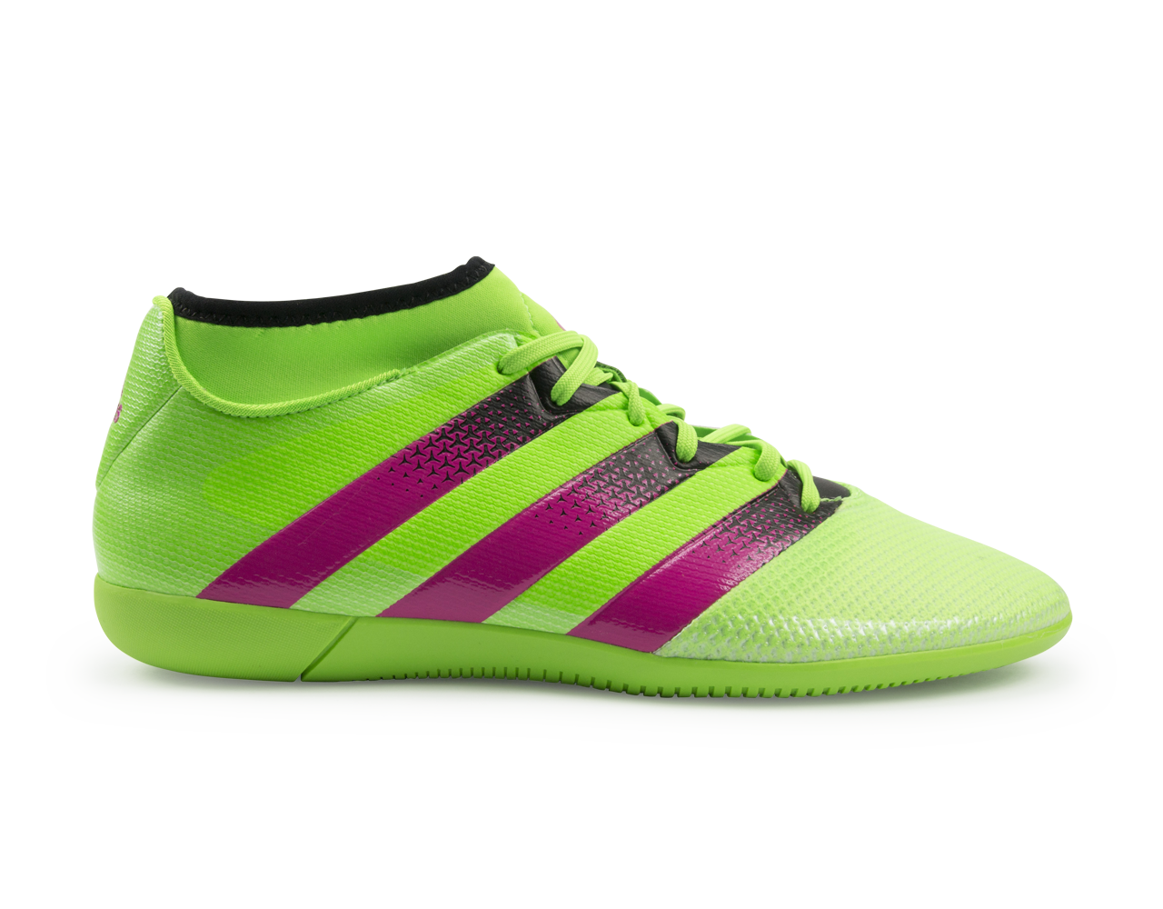 adidas Men's ACE 16.3 Primemesh Indoor Soccer Shoes Solar Green/Shock Pink/Black、mySite、bottomscart