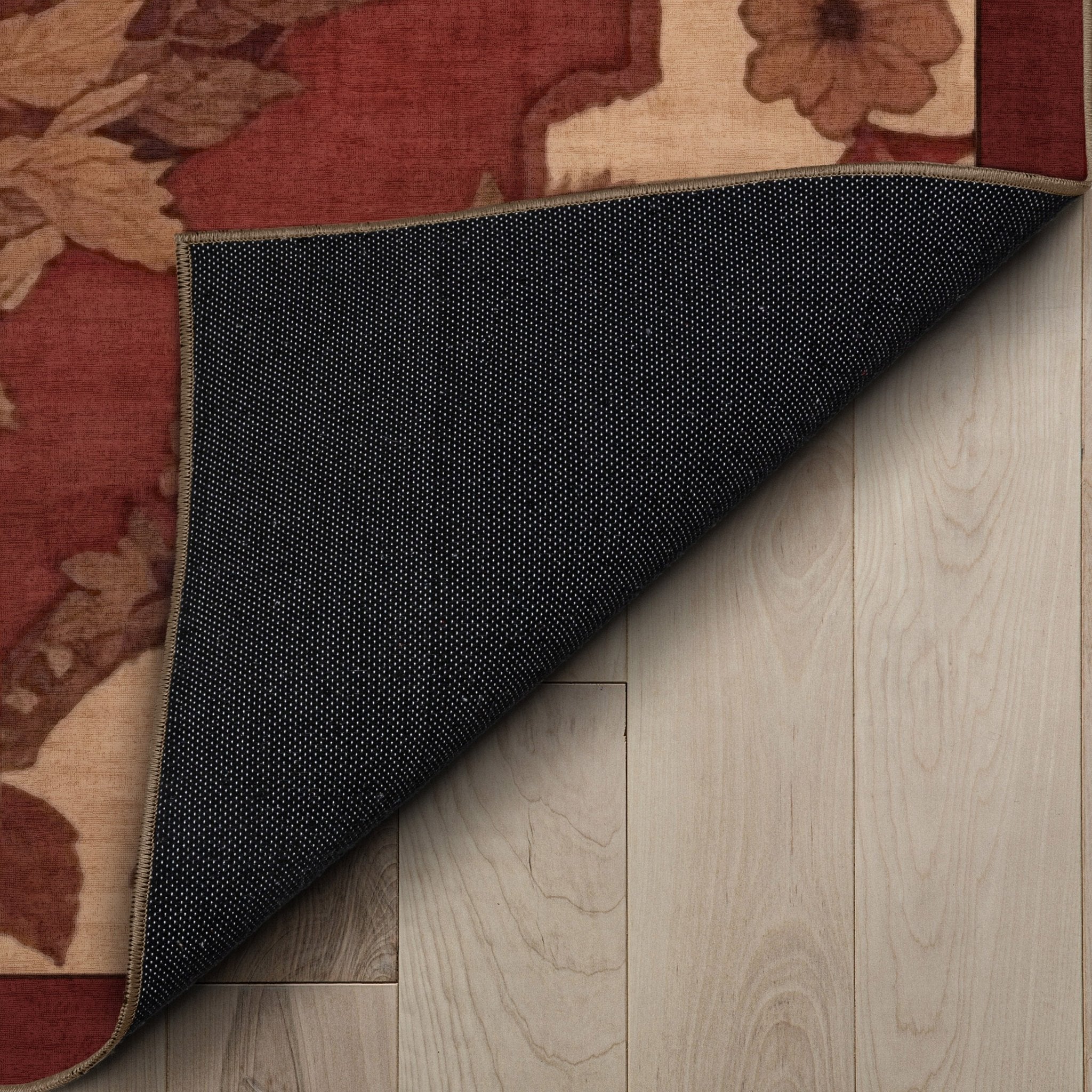 Apollo Trophy Buck Rug - Red Beige Rustic Design、mySite、gigharbornorthrealestate