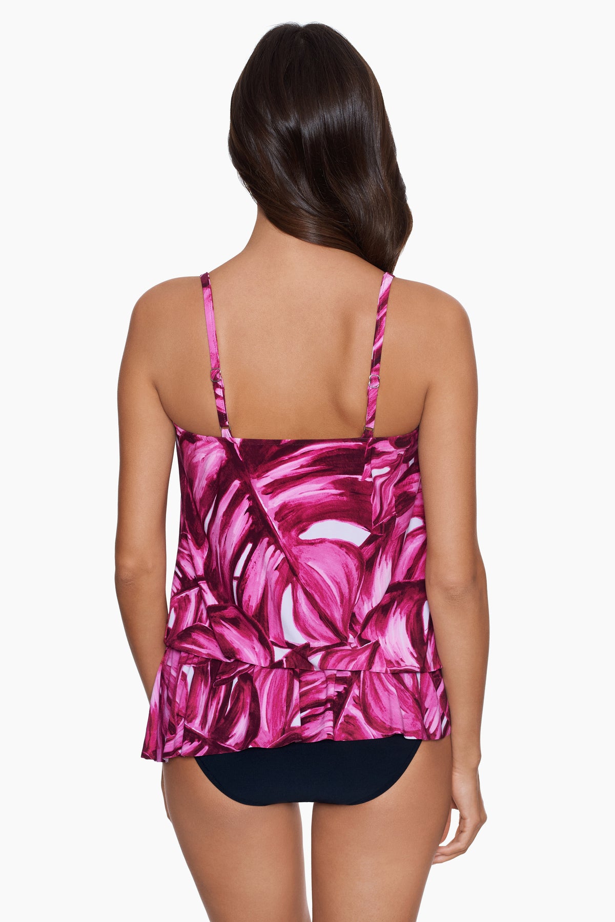  Camille Tankini Top in Pink Palmas、mySite、justintrudeaud