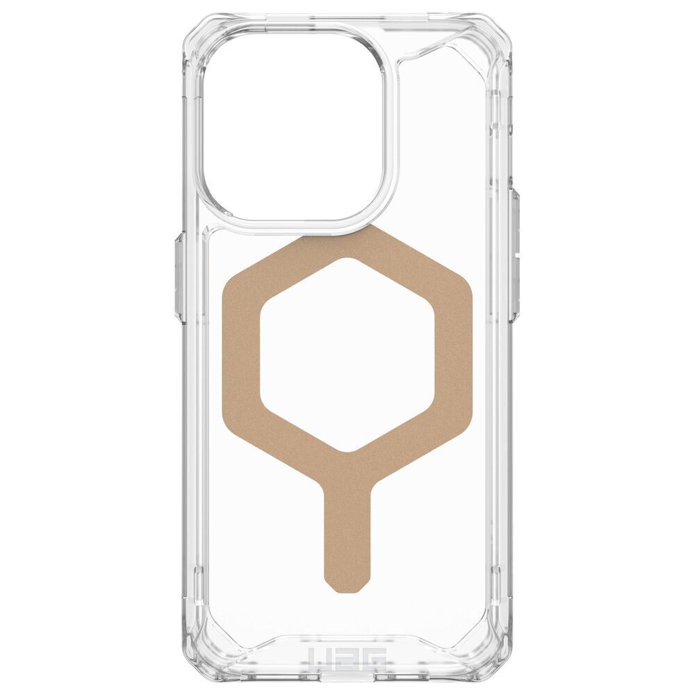UAG iPhone 15 Pro Case Plyo Magsafe (Ice/Gold)、mySite、camillekostekn