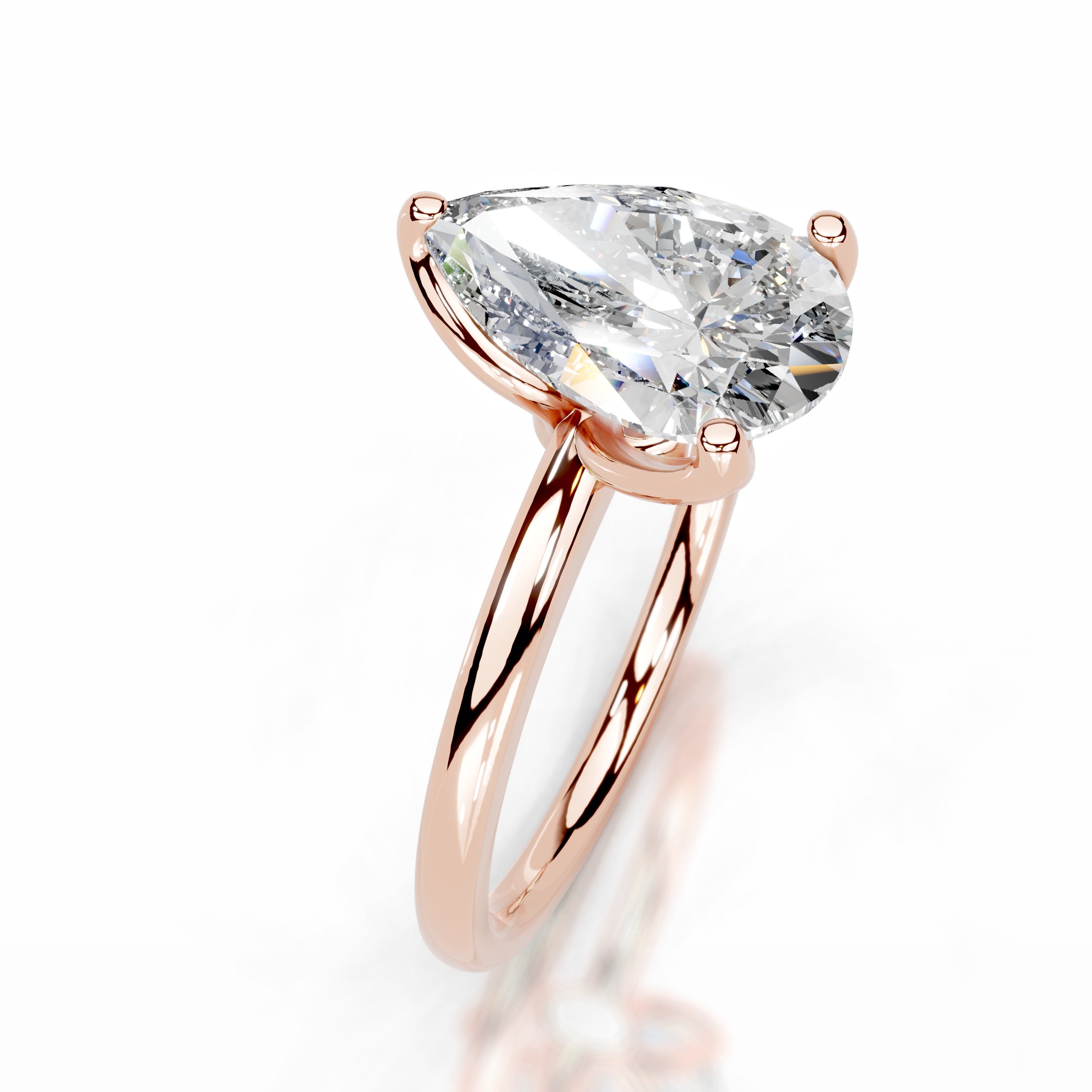 Phoenix Diamond Engagement Ring - 14K Rose Gold、mySite、hinf8tx79