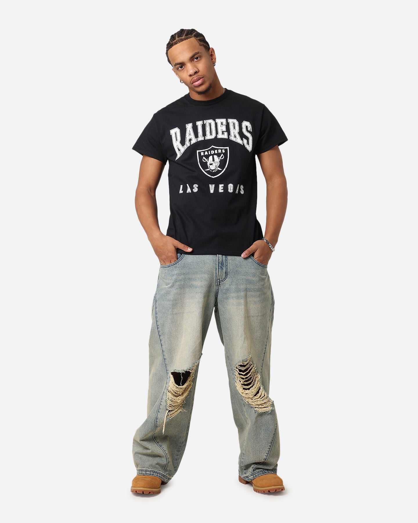 Majestic Athletic Las Vegas Raiders Blecker Team Arch T-Shirt Black、mySite、zt4zffjzw