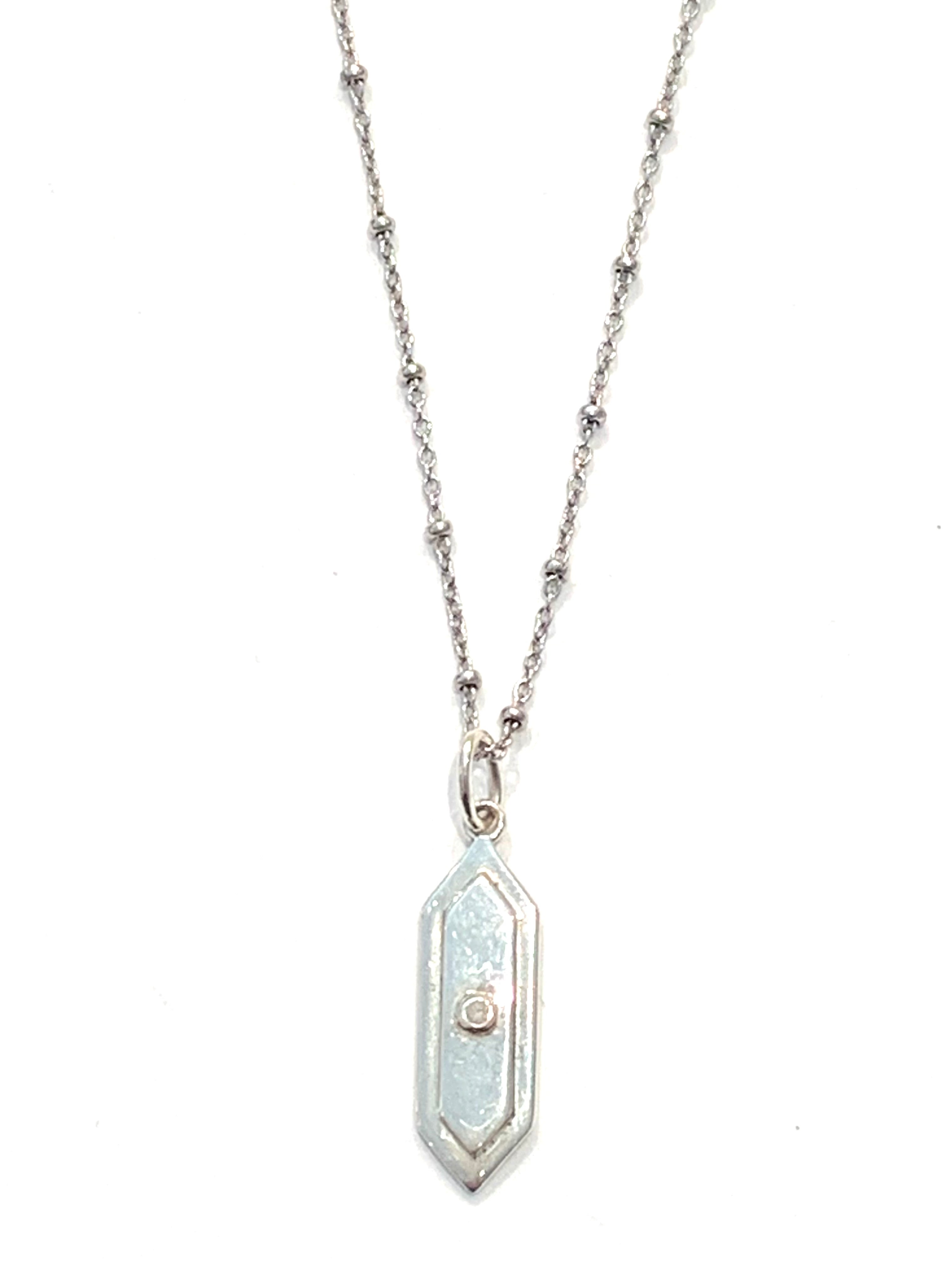 Erin Steele Jewelry Diamond Charm Pendant Necklace, Available in 3 Colors、mySite、noshort