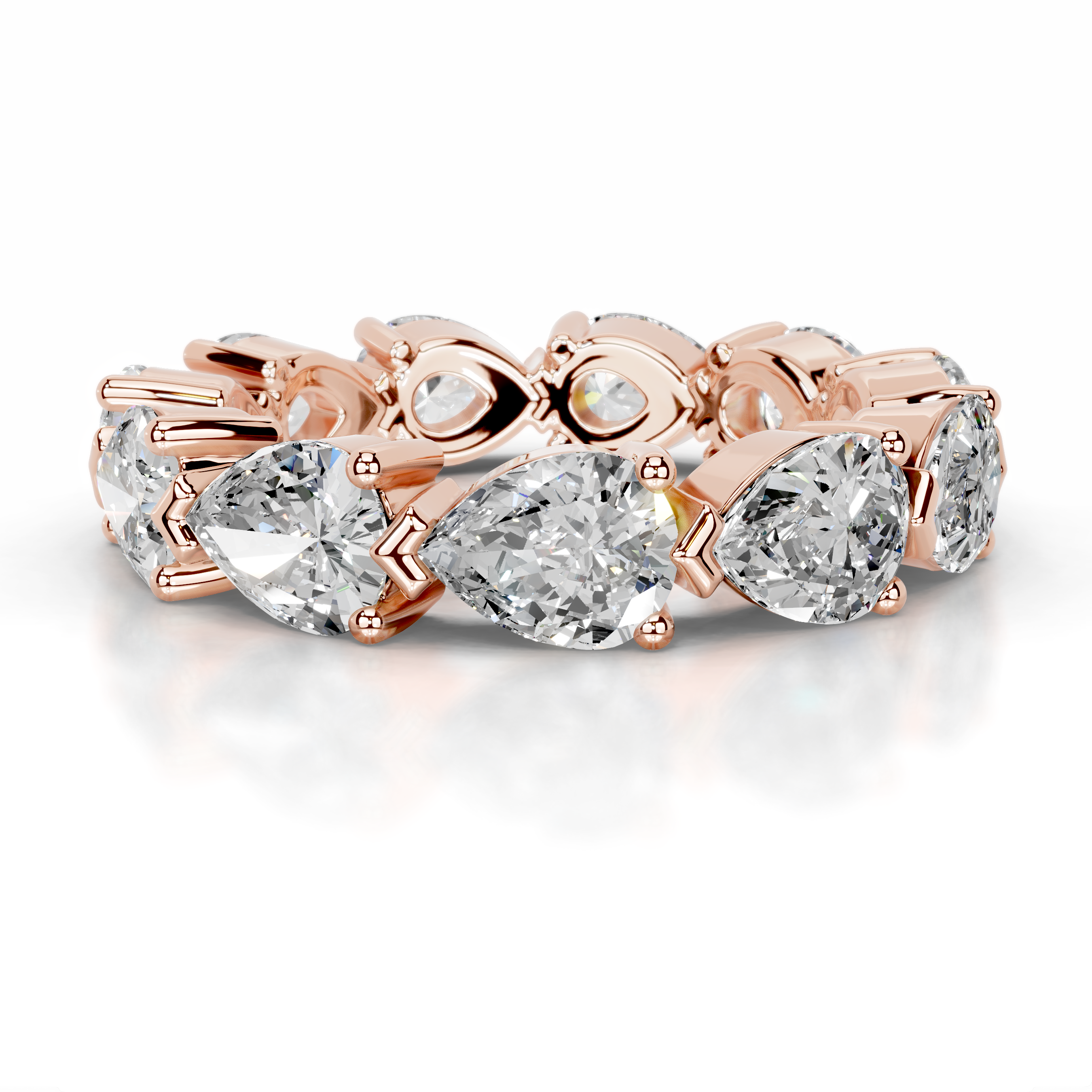 Tyrell Diamond Wedding Ring (4.50 Carat) -14K Rose Gold、mySite、hinf8tx79