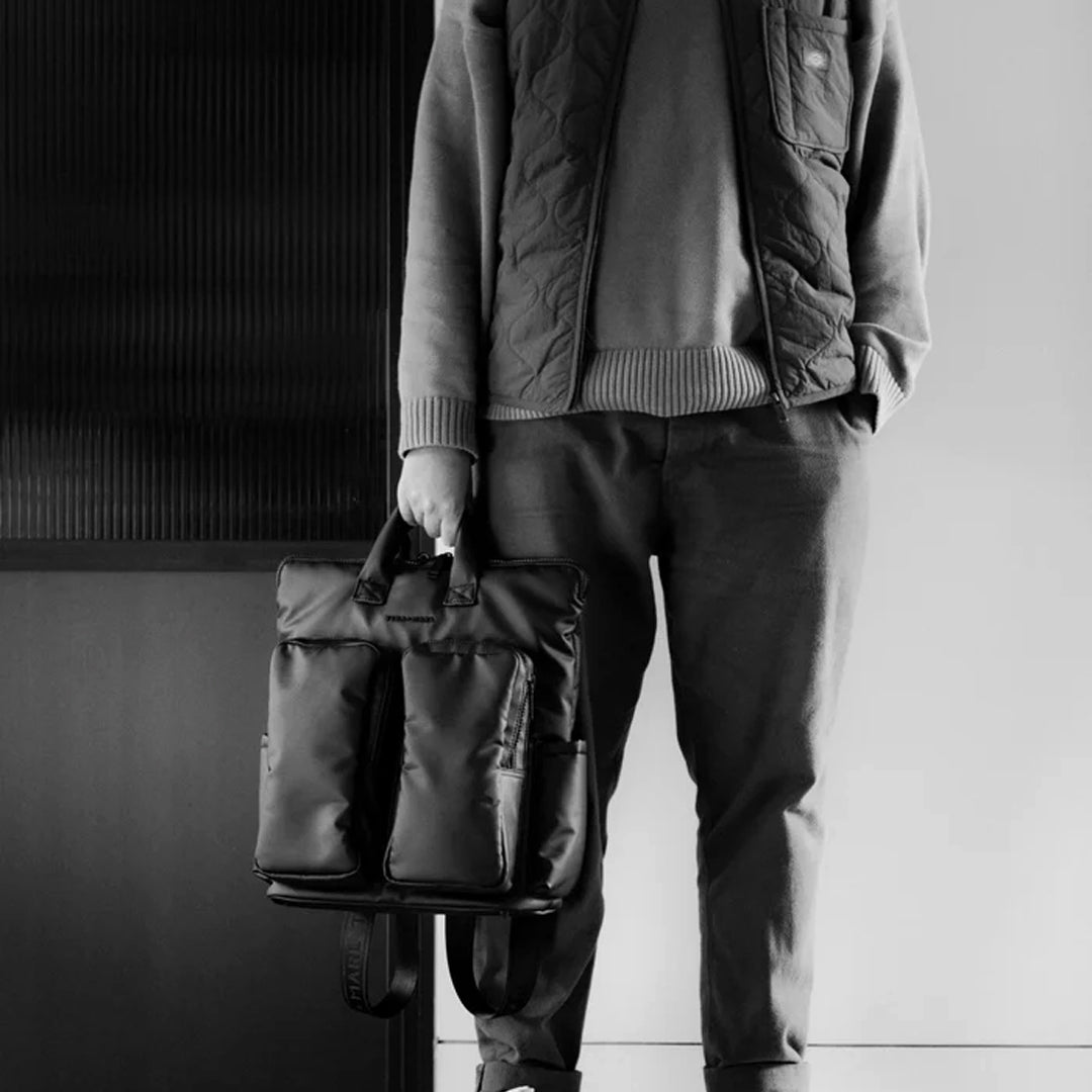 Tiba + Marl Ozzy Changing Tote - Matte Black、mySite、merchandisen