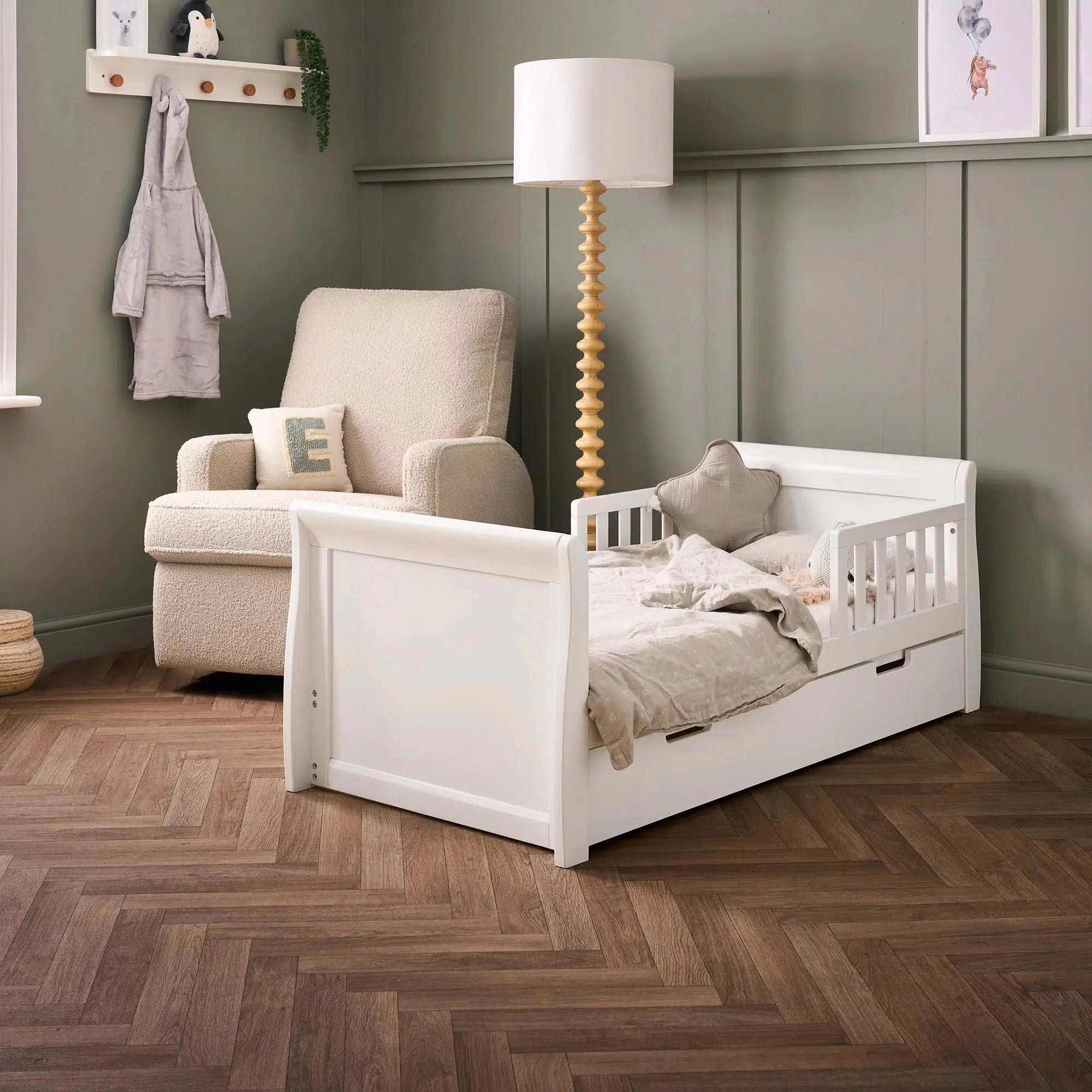  Obaby Stamford Toddler Rails - White、mySite、merchandisen