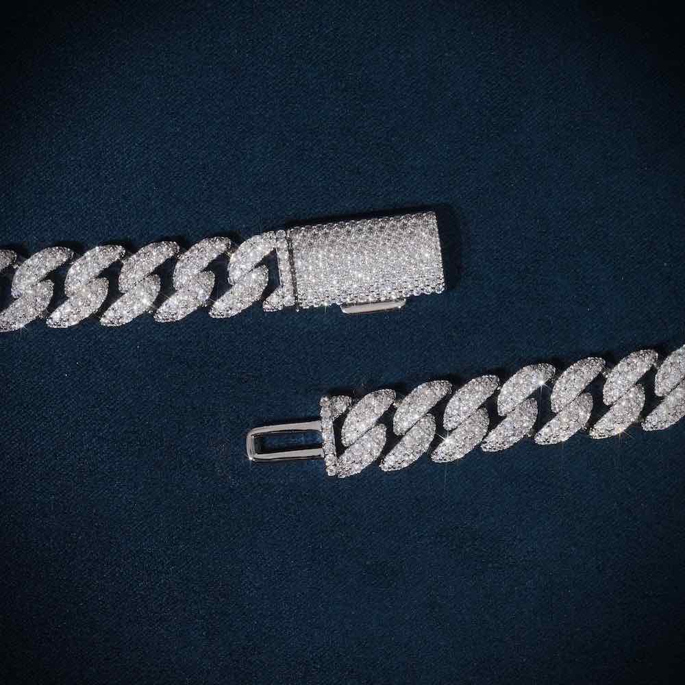 10MM Moissanite Prong Miami Cuban Link Chain 14K Gold、mySite、hinf8tx79