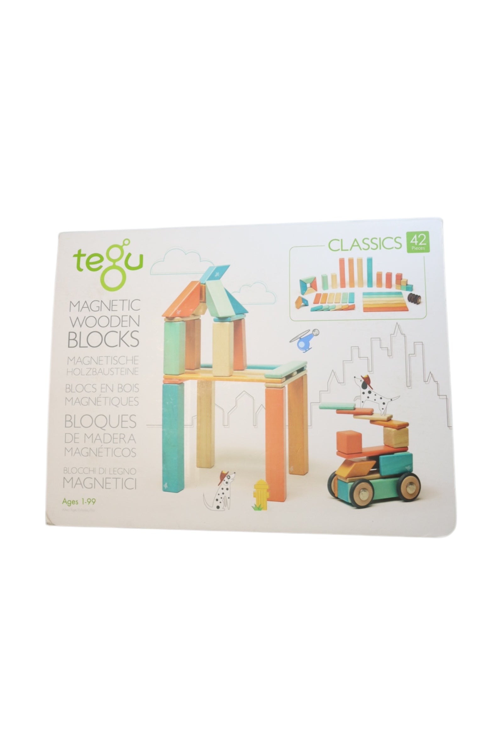 Tegu Magnetic Wooden Blocks Set O/S、mySite、g9winljtr