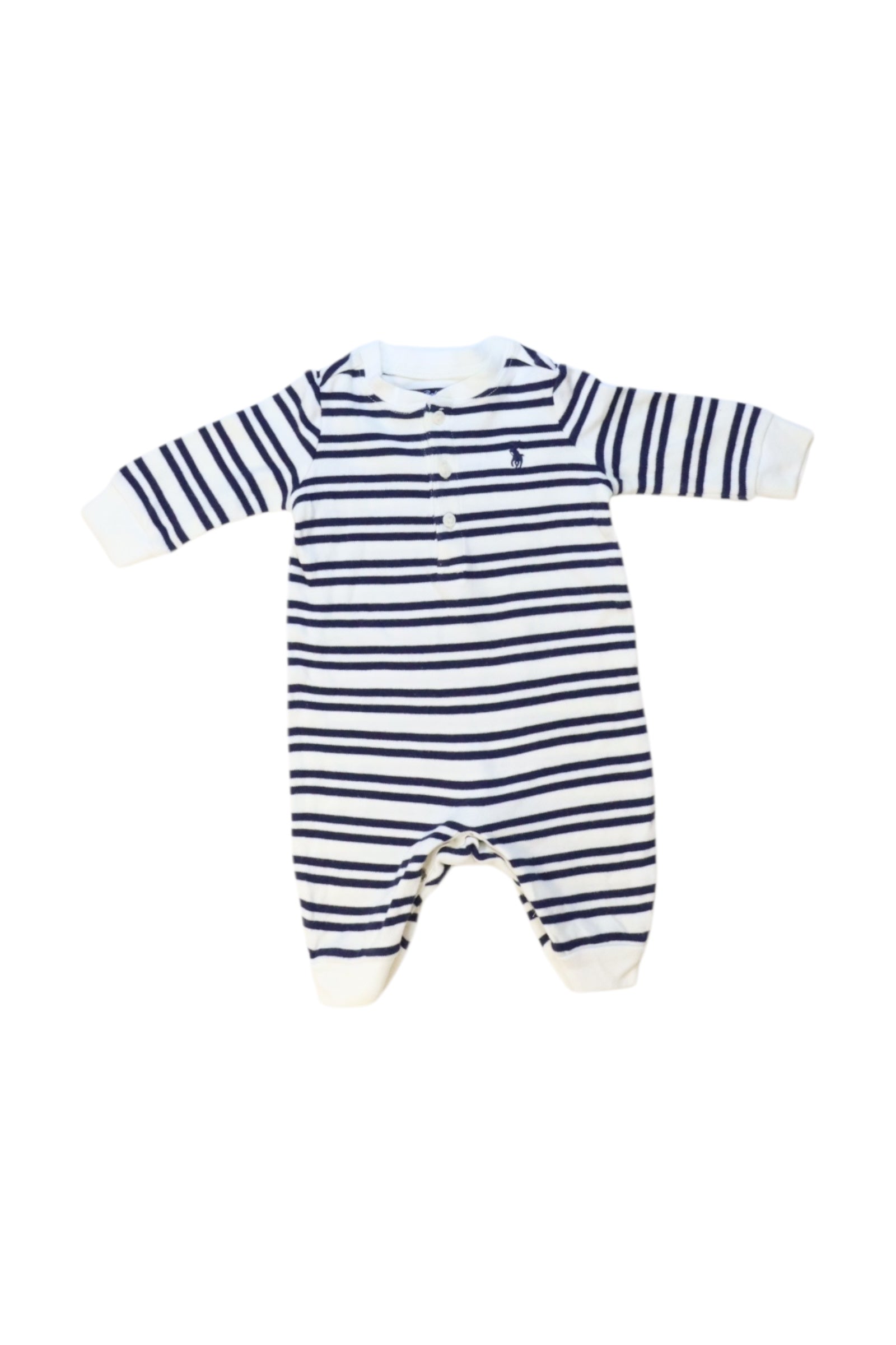 Ralph Lauren Striped Romper 0-3M、mySite、g9winljtr