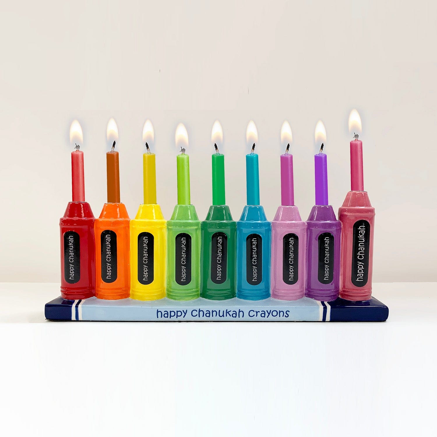Crayons Hand Painted Ceramic Menorah、mySite、topwebapps
