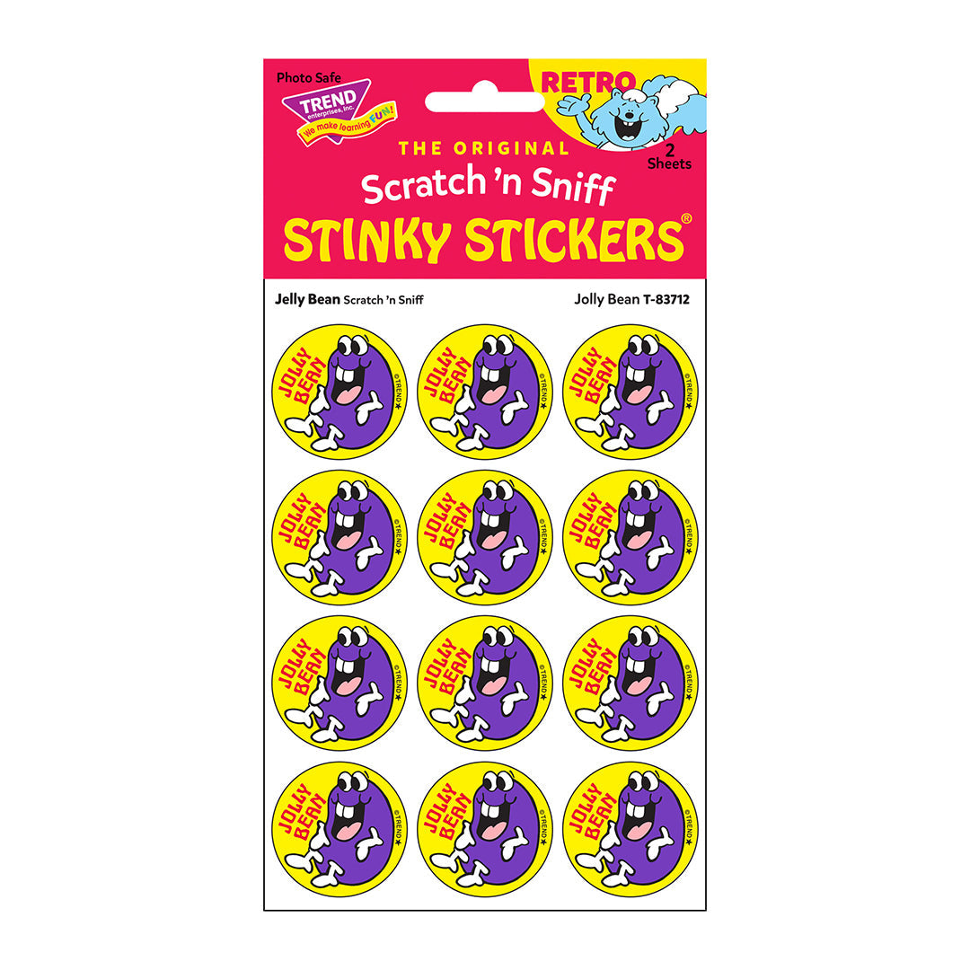  Jolly Bean! - Jelly Bean-Scented Retro Scratch 'n Sniff Stinky Stickers®、mySite、ghnorth