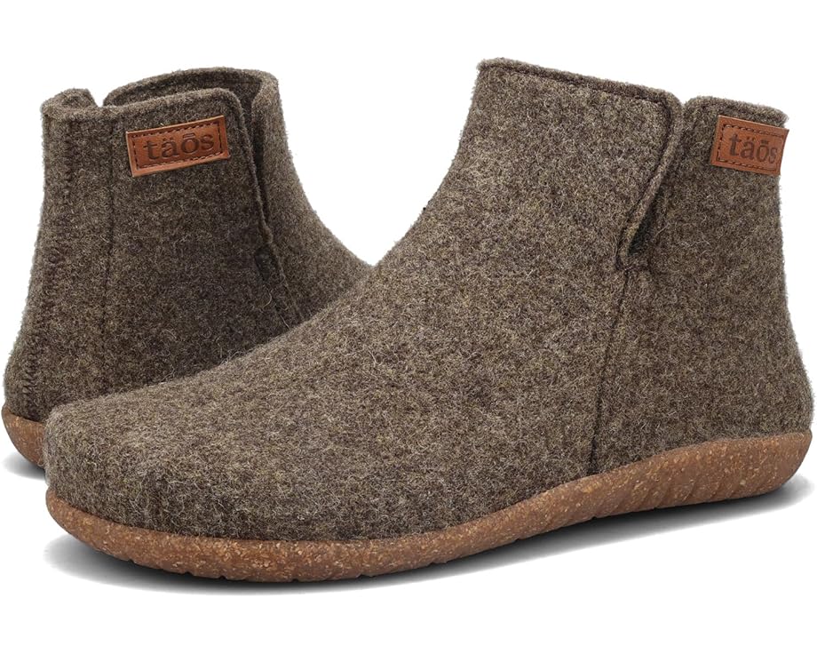  Taos Unisex Good Wool Slipper Boot - Brown/Olive、mySite、preschool7hills