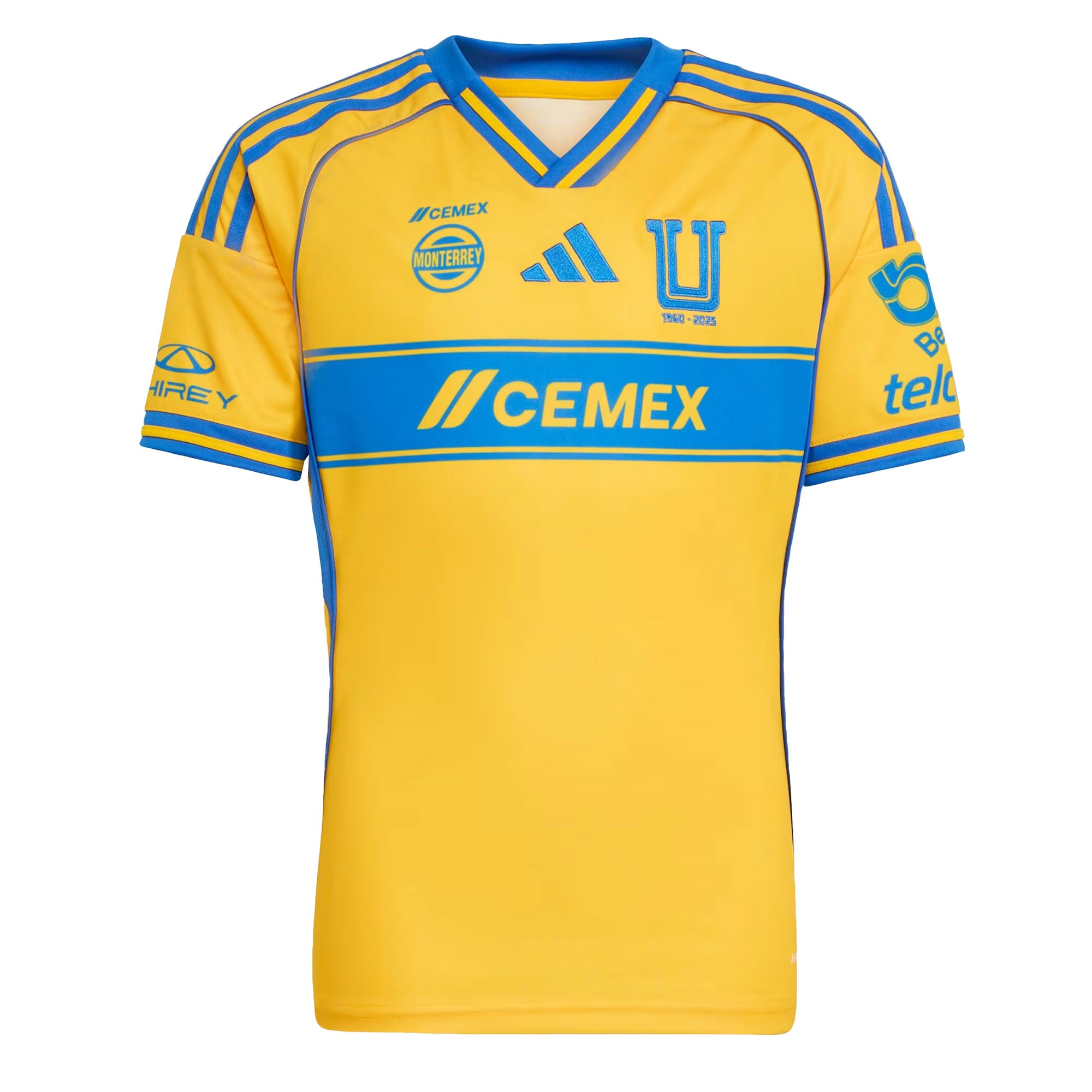 adidas Kids Tigres UANL 2025/26 Home Jersey Gold/Black、mySite、noshort