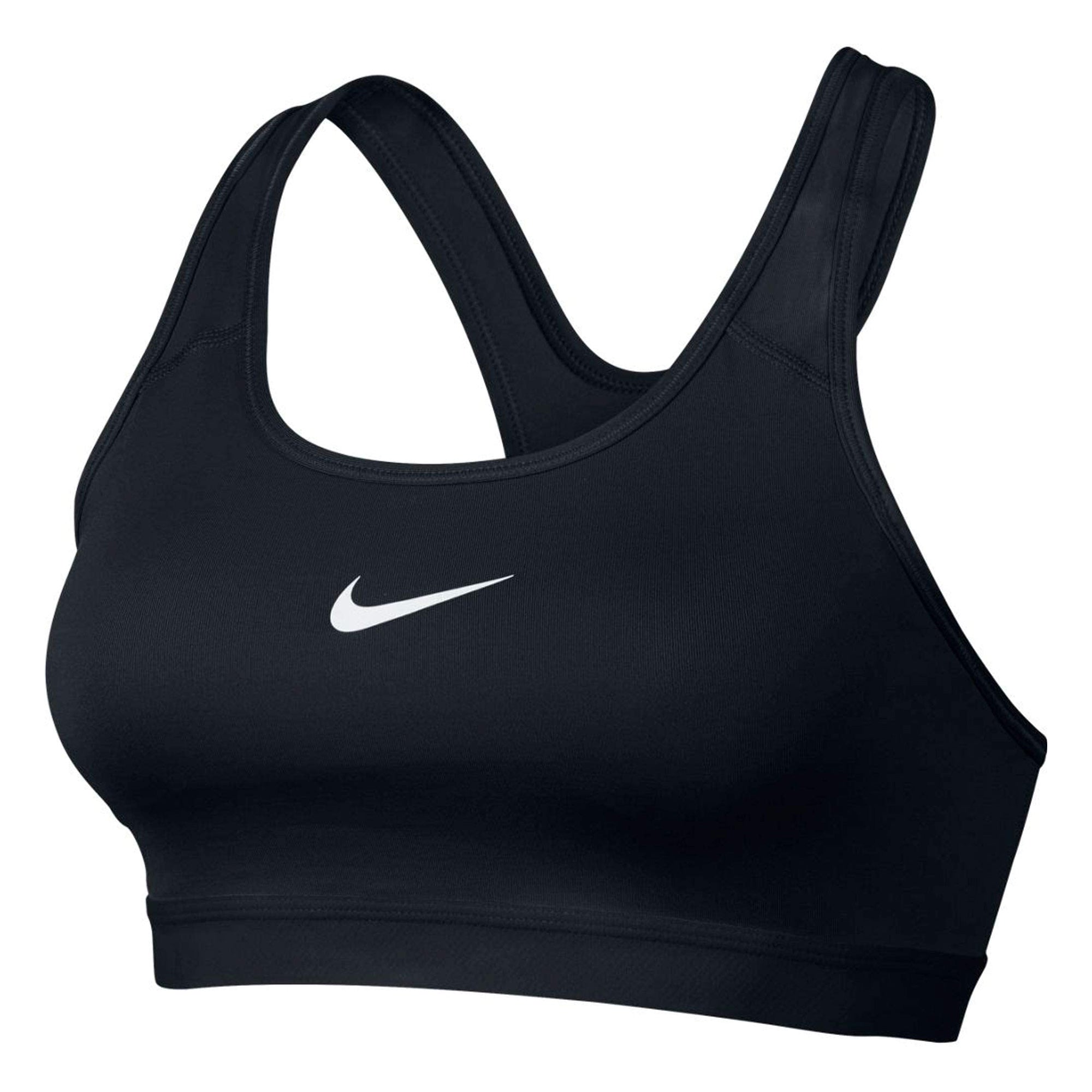 Nike Women's Pro Classic Padded Sports Bra Black/White、mySite、noshort