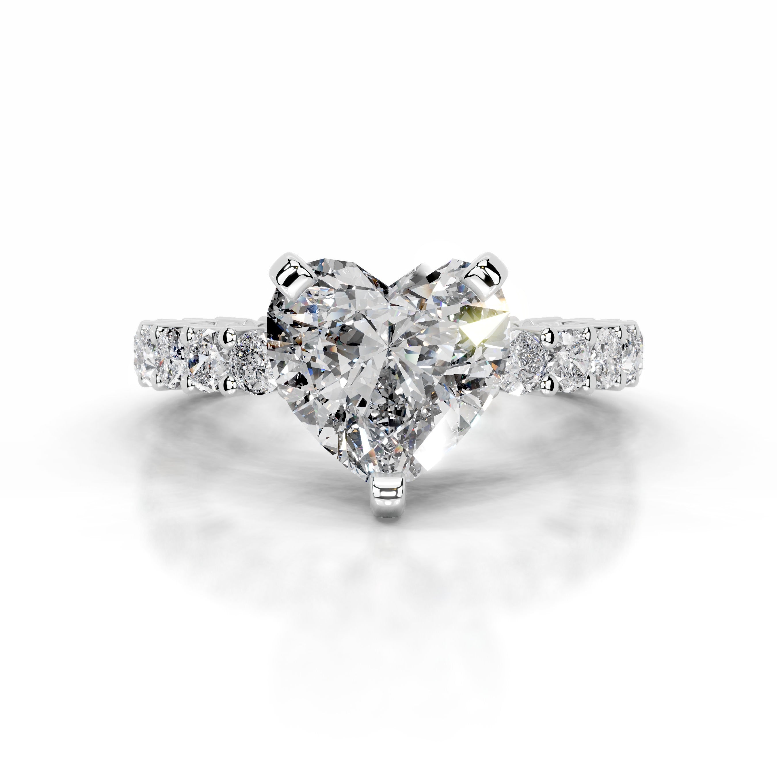 Jenna Diamond Engagement Ring - 18K White Gold、mySite、hinf8tx79