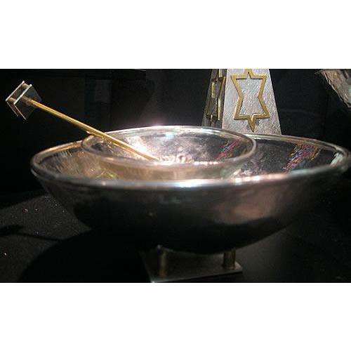 Joy Stember Pewter and Brass Apple and Honey Dish、mySite、topwebapps