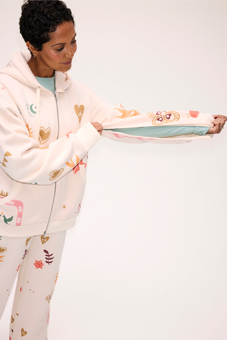 Cream Sundazed Accessible Hoodie、mySite、solidvoid