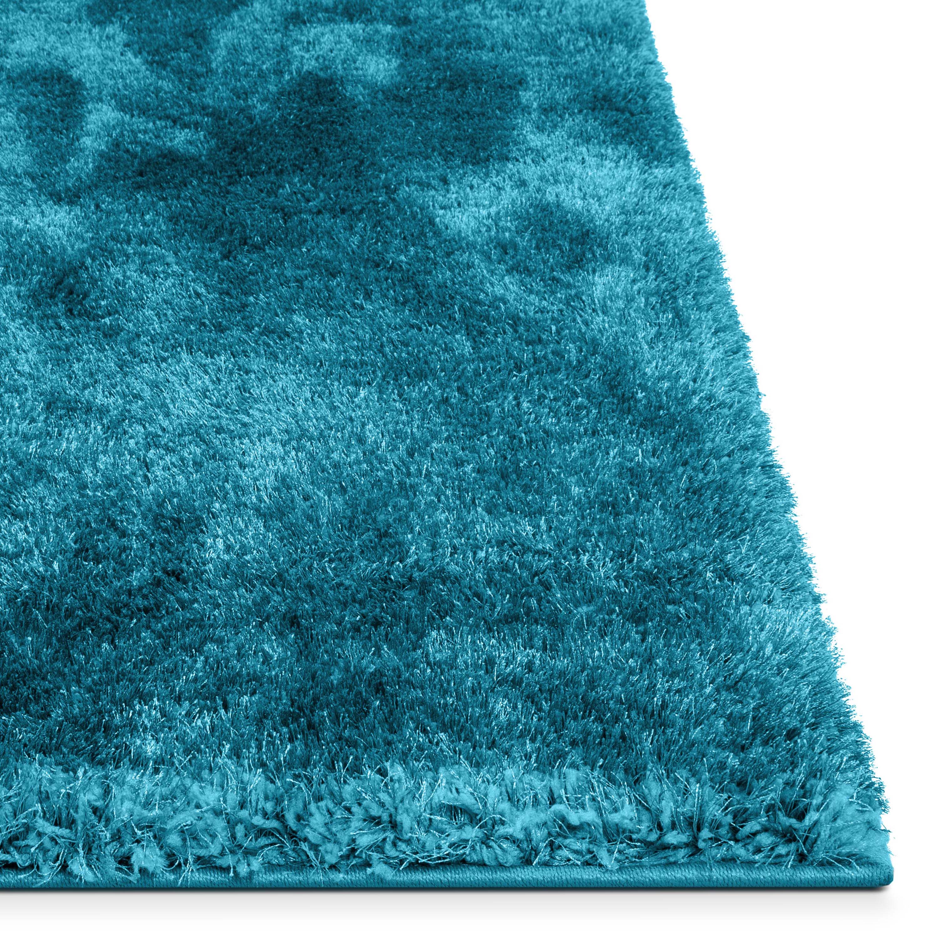 Feather Collection Liza Blue Shag Rug – Sparkly, Plush, Minimalist Glam、mySite、gigharbornorthrealestate