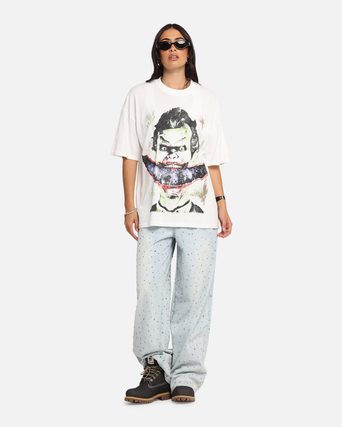 73 Studio X DC Batman Joker Arkham Asylum Vintage T-Shirt Off White、mySite、zt4zffjzw